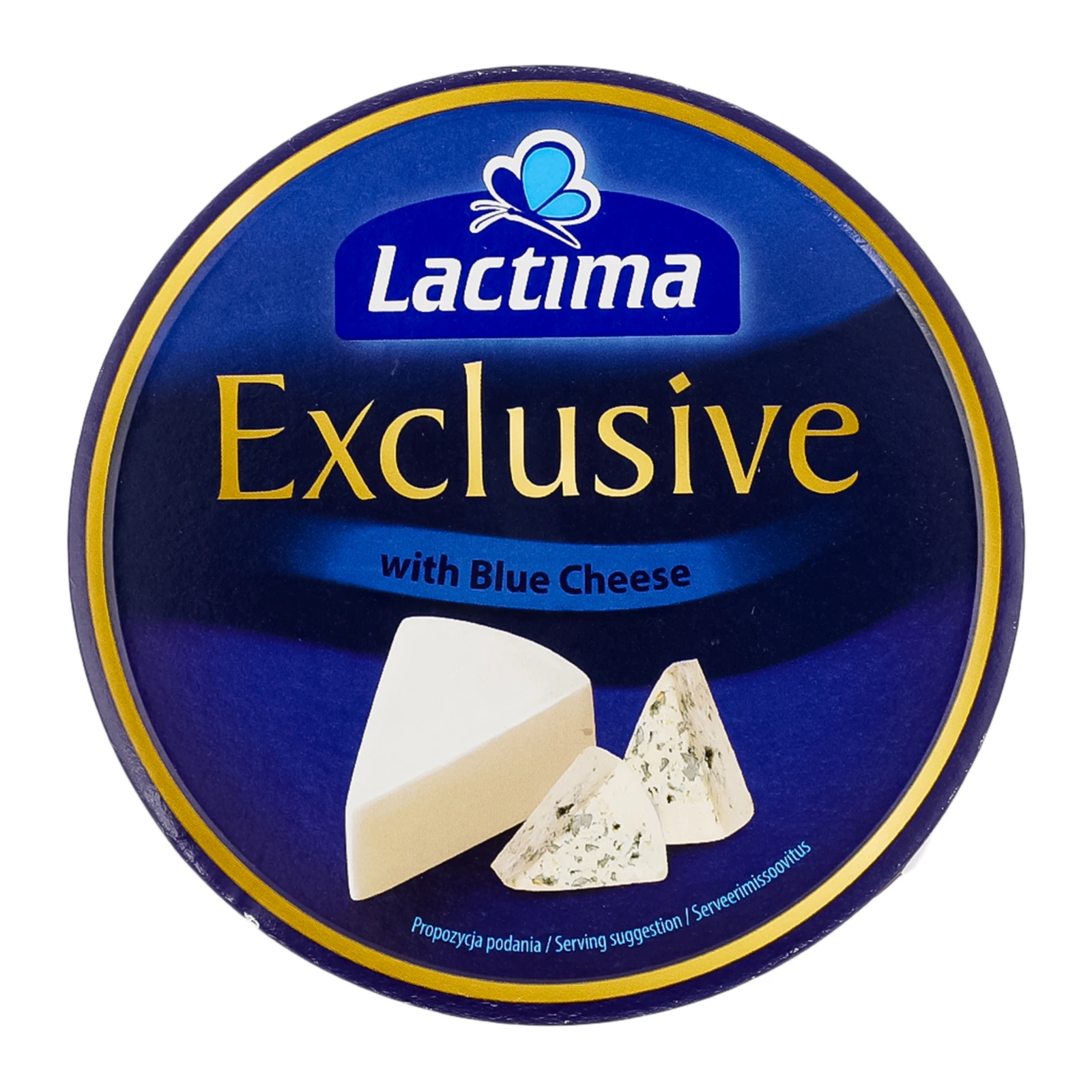 Сир плавлений Lactima Exclusive Blue Cheese порційний 40% 8*17.5г/уп Фото навігації №:1