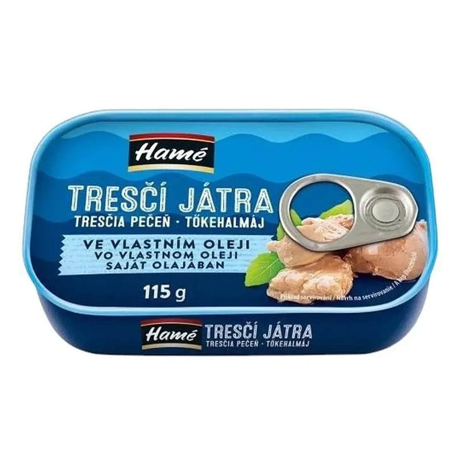 Конс Hame 115г печінка тріски з/б Фото №:1