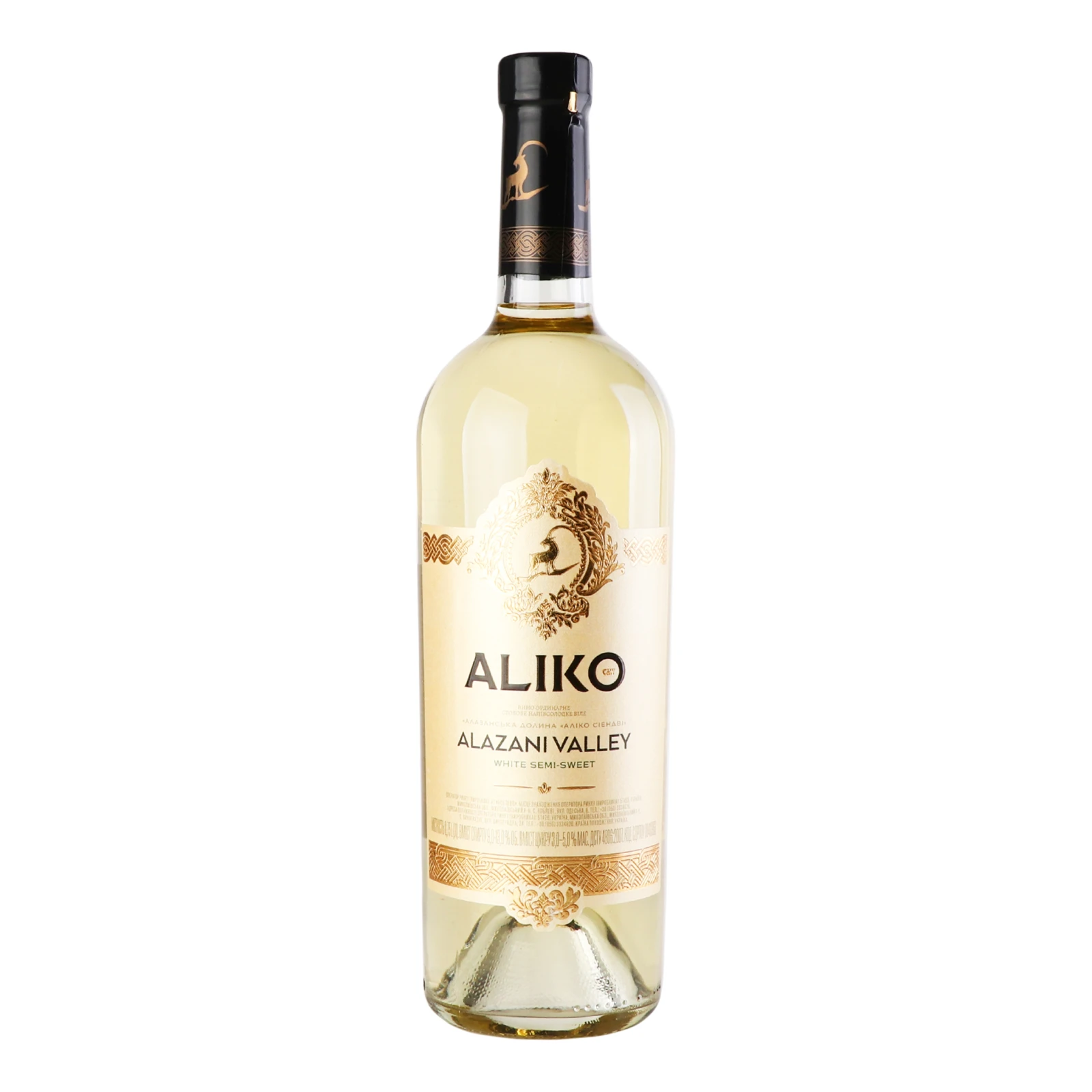 Вино Aliko C&W Alazani Valley біле напівсолодке 9-13% 0.75л