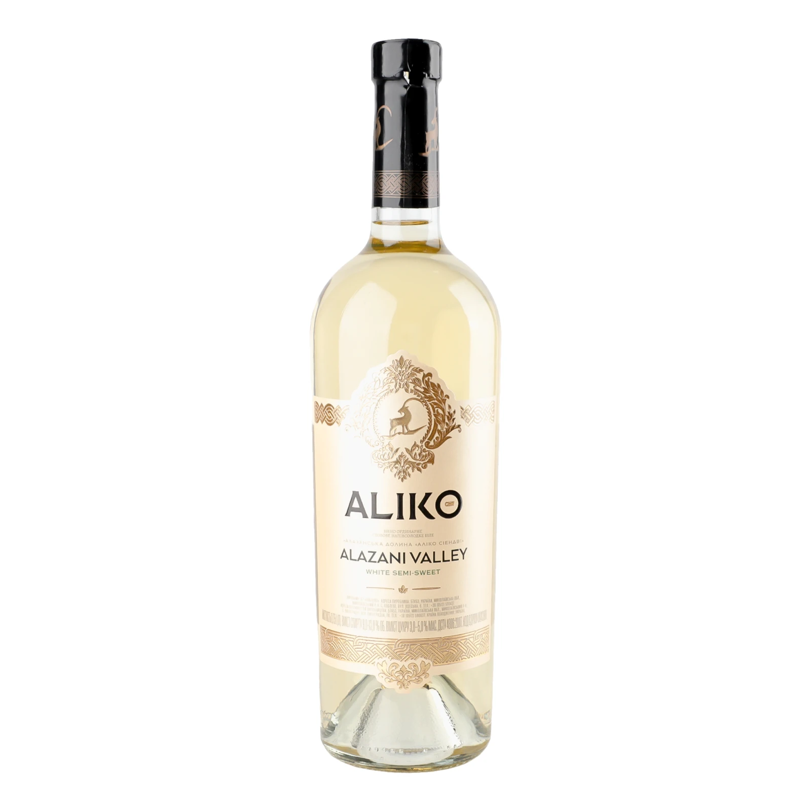 Вино Aliko C&W Alazani Valley біле напівсолодке 9-13% 0.75л Фото №:1
