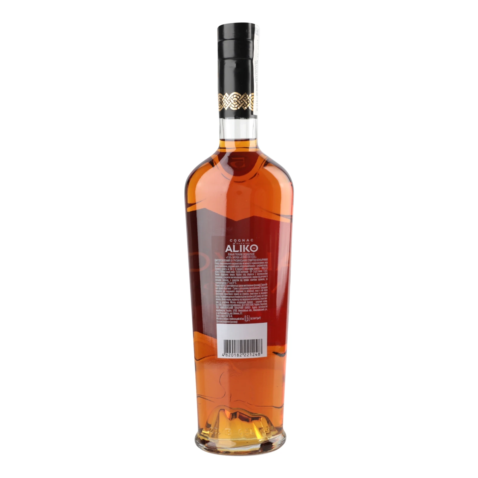 Коньяк Aliko C&W VSOP 5 зірок ординарний 40% 0.5л Фото №:2