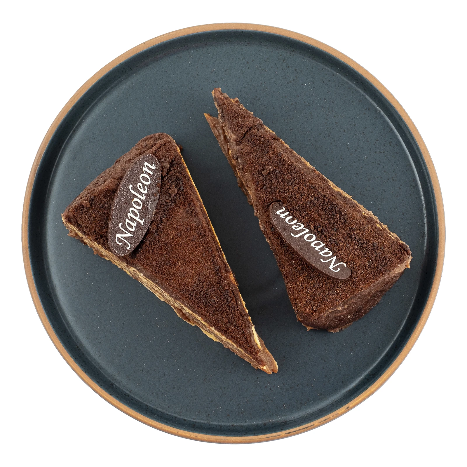 Торт Наполеон шоколадний нарізаний Фото №:1