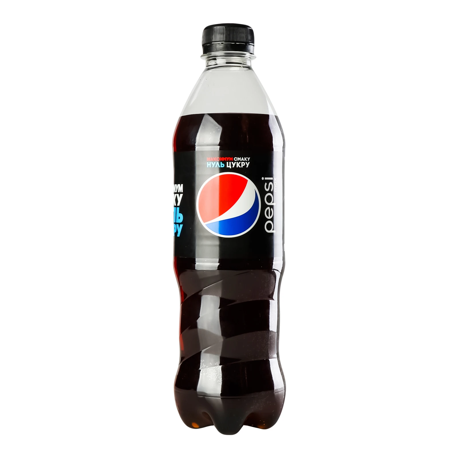 Напій безалкогольний Pepsi Max Блек сильногазований безкалорійний на ароматизаторах 0.5л Фото №:1