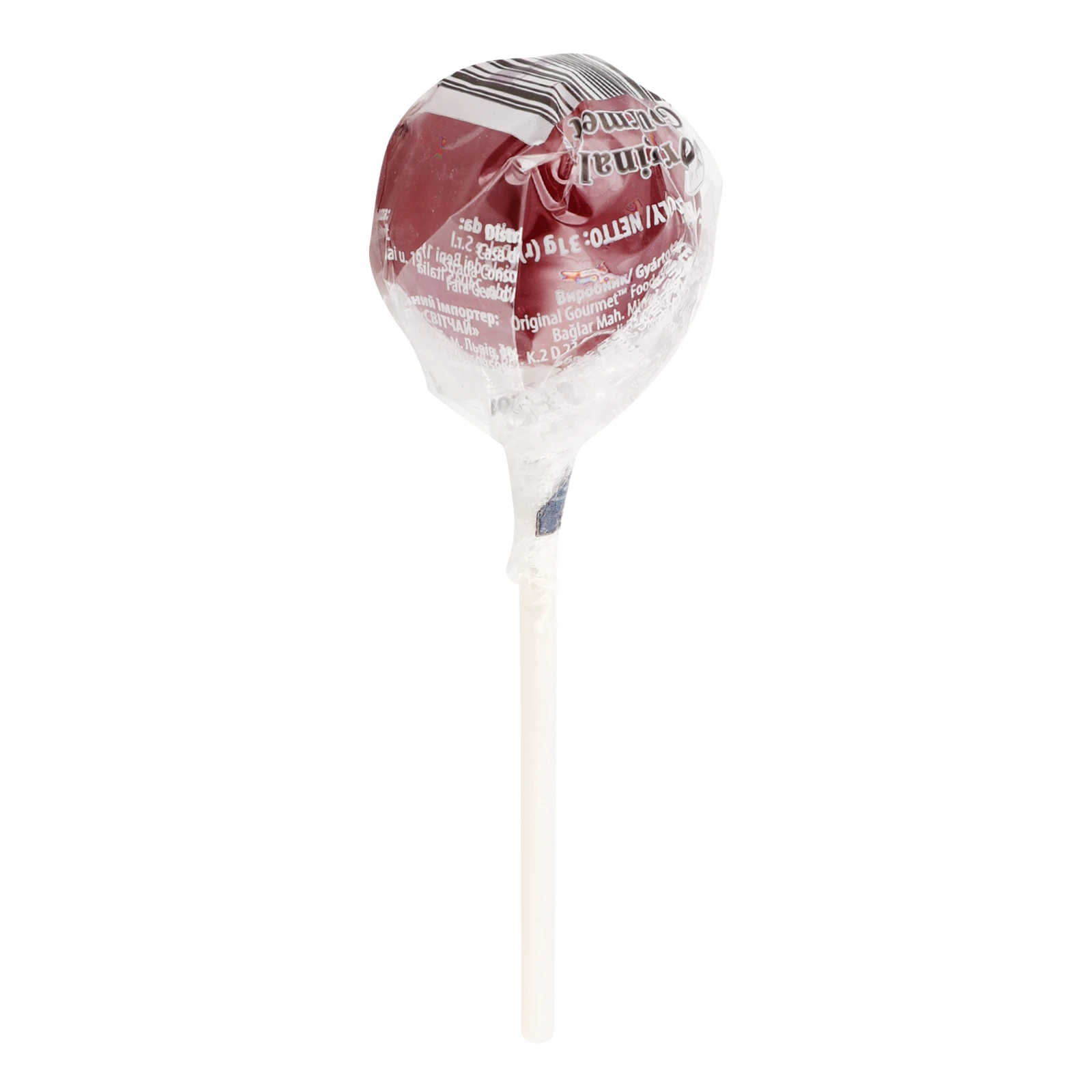 Карамель Original Gourmet Lollipops льодяникова на паличці в асортименті 31г Фото №:2