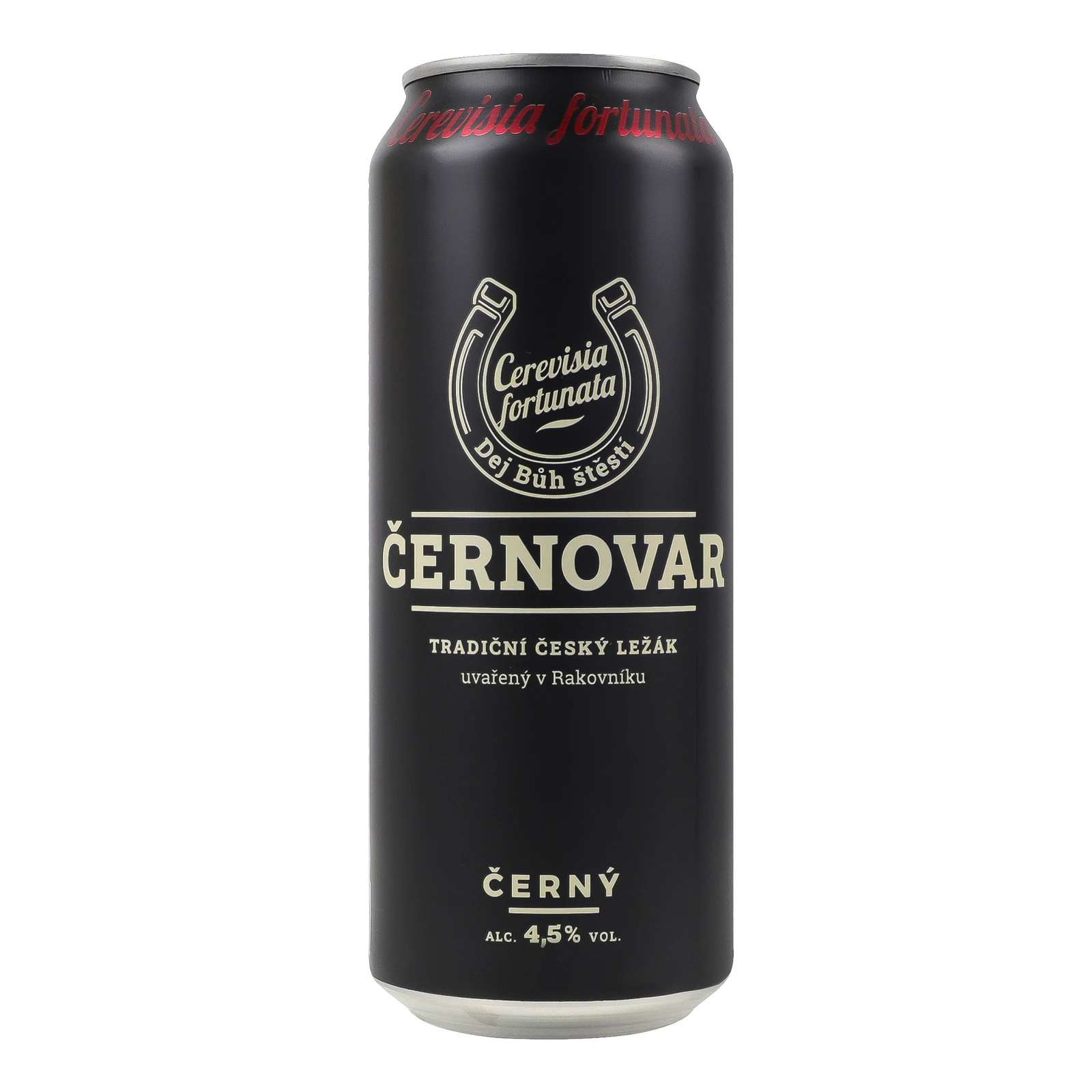 Пиво Cernovar темне фільтроване пастеризоване 4.5% 0.5л Фото №:1