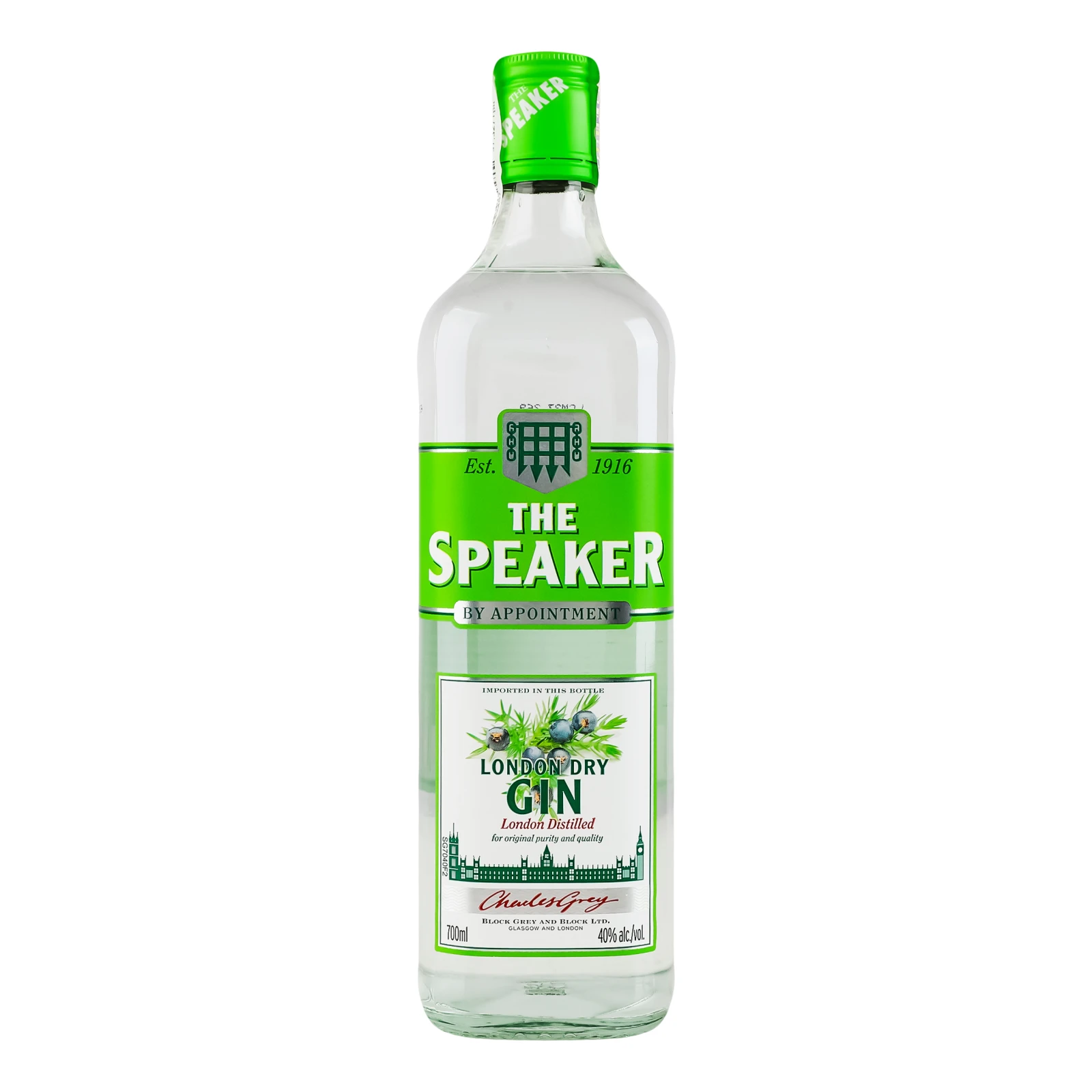Джин The Speaker London Dry 40% 0.7л Фото №:1