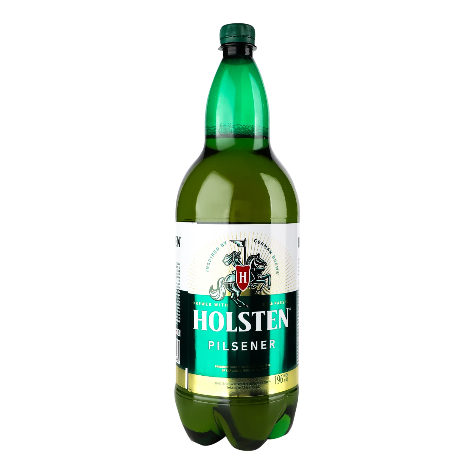 Пиво Holsten Pilsener світле пастеризоване 4.7% 1.96л Фото №:2