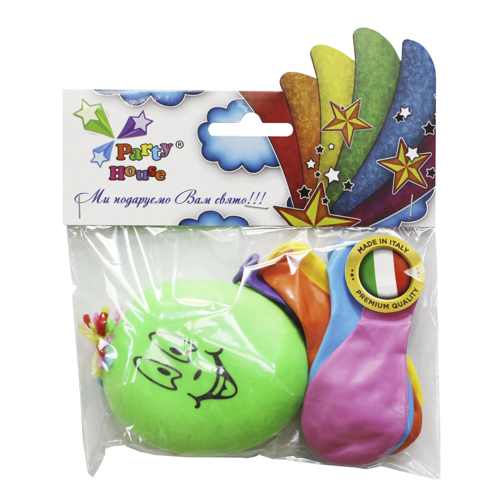 Кульки надувні Party House Магічна голова (веселина) 7шт Фото №:1