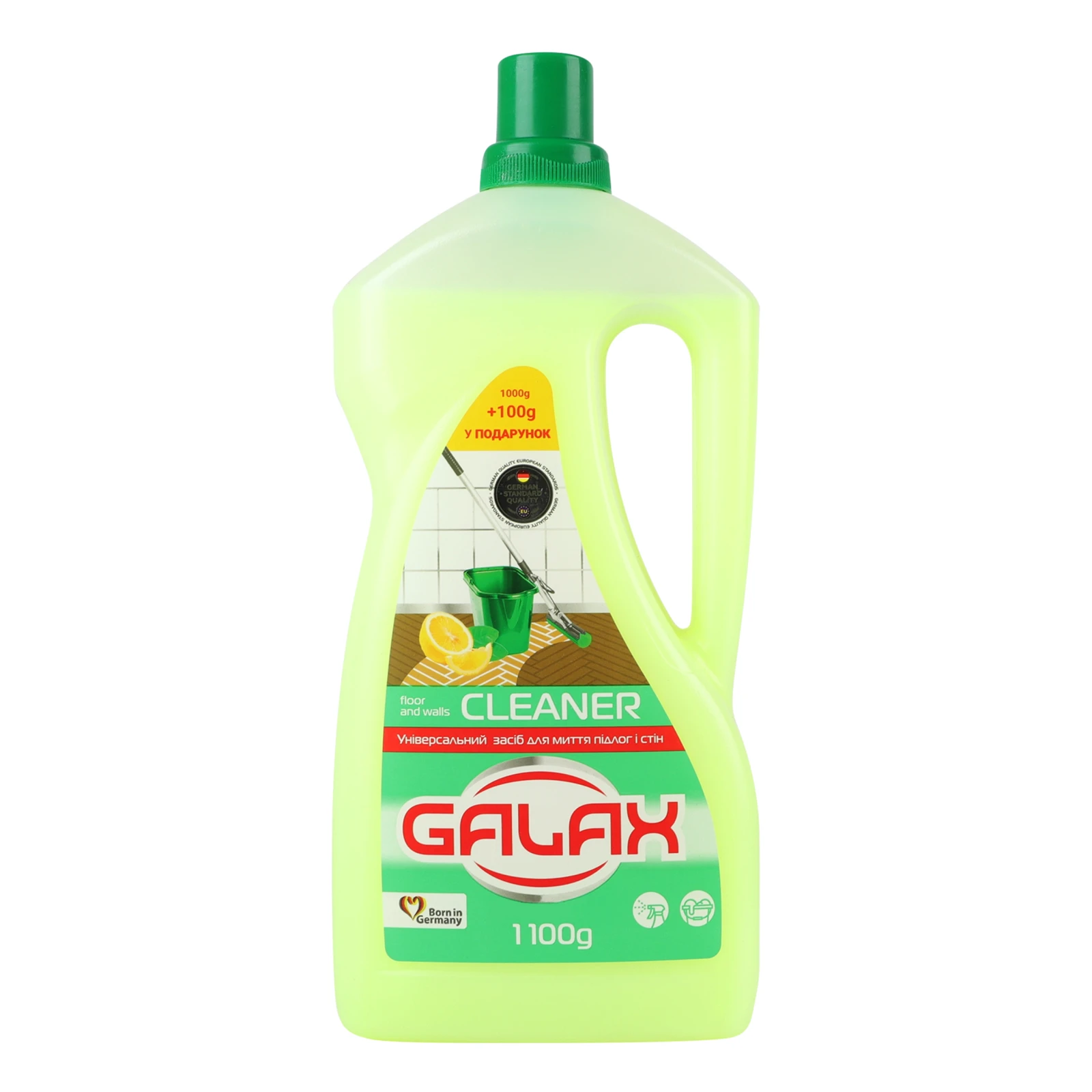 Засіб для миття підлог і стін Galax Power Clean універсальний 1.1кг Фото №:1