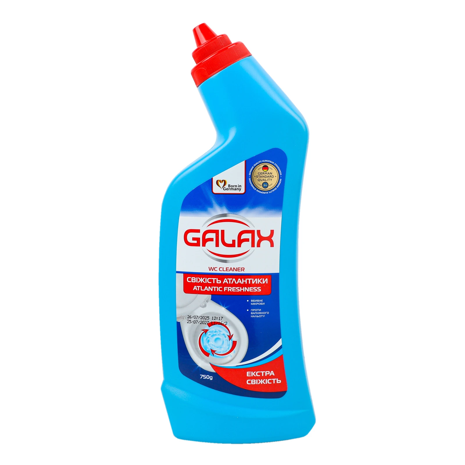 Засіб чистячий Galax das PowerClean Супер сила 5in1 Atlantic Freshness для унітазу 750г Фото №:1
