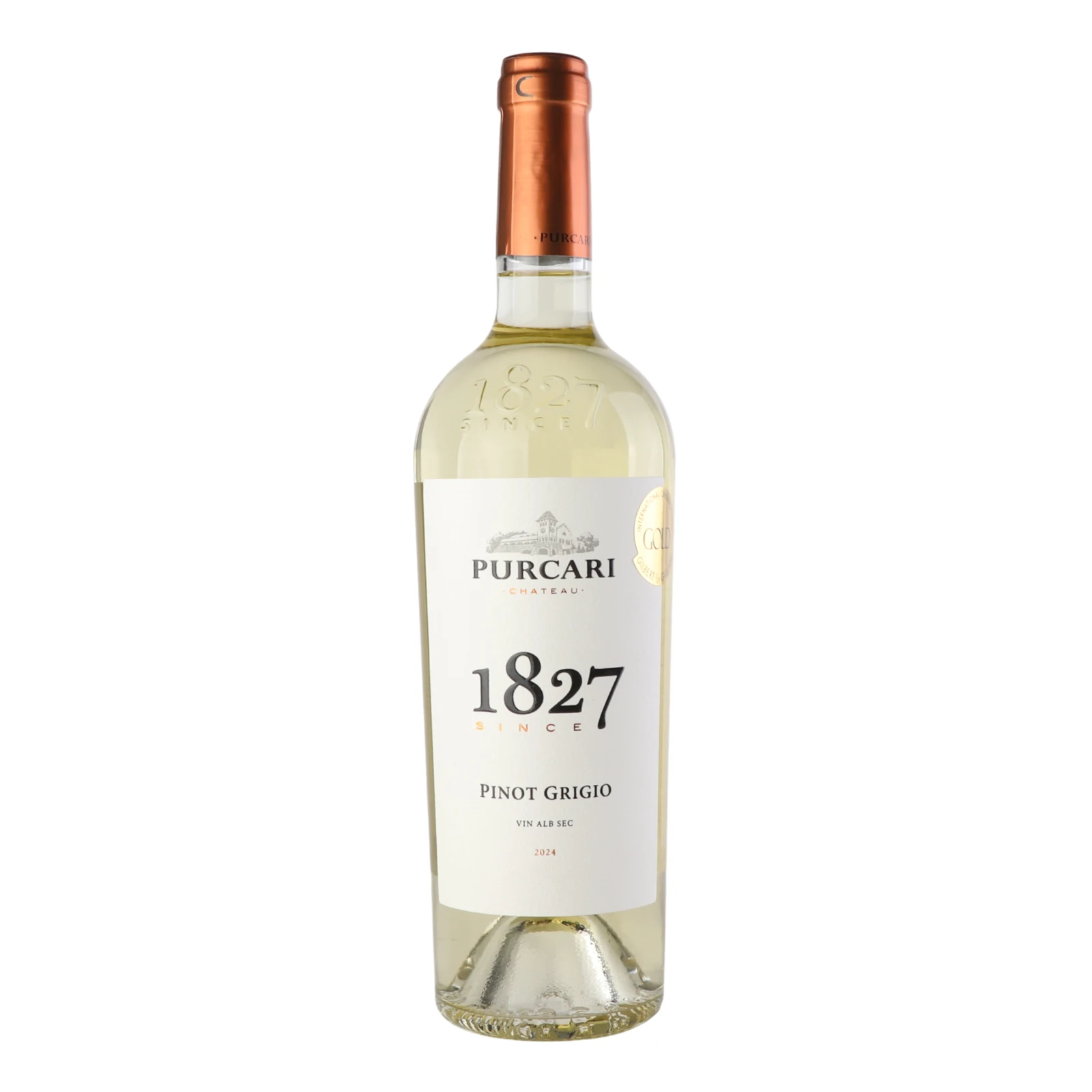Вино Purcari Pinot Grigio De Purcari біле сухе 13% 0.75л