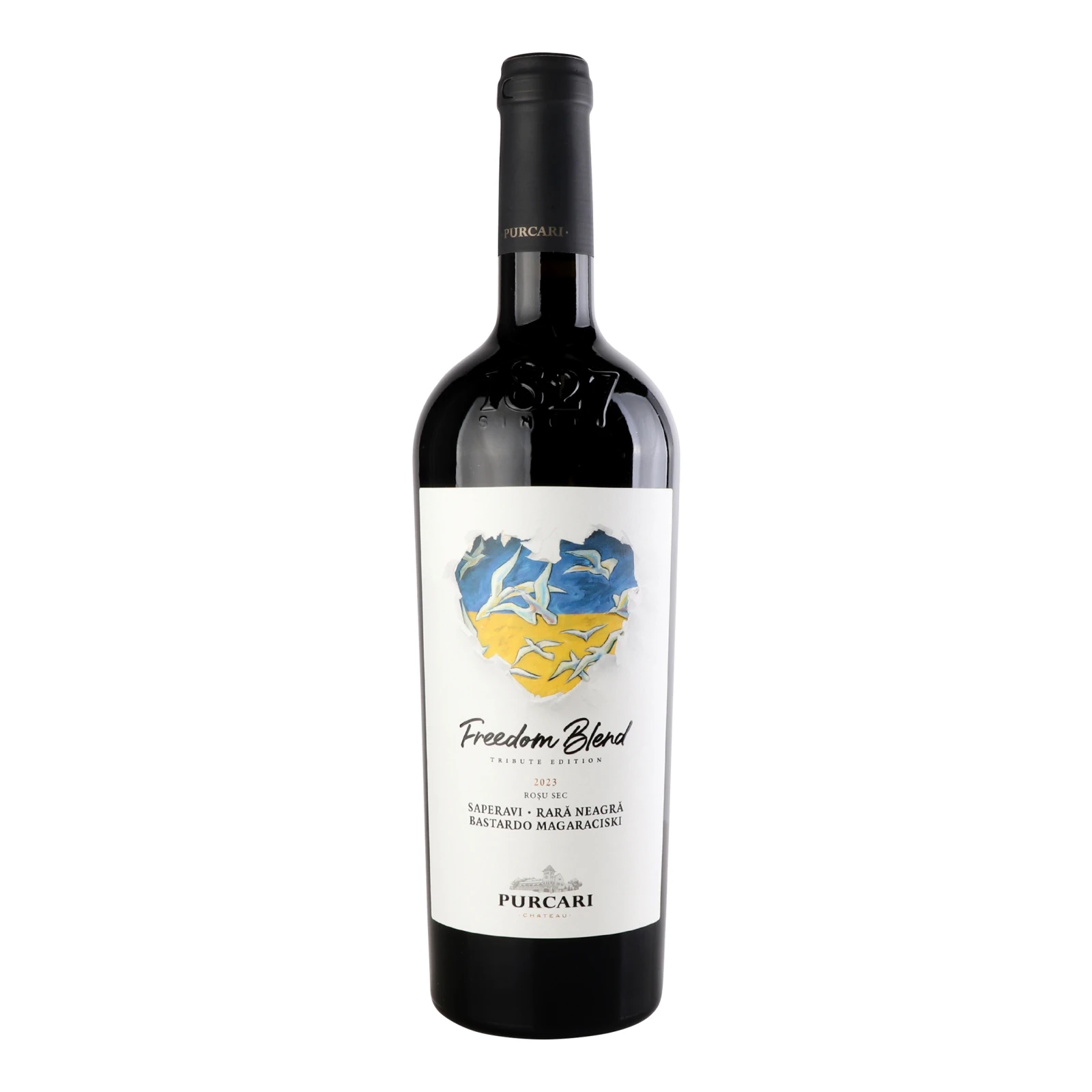Вино Purcari Freedom Blend червоне сухе 14.5% 0.75л Фото №:1