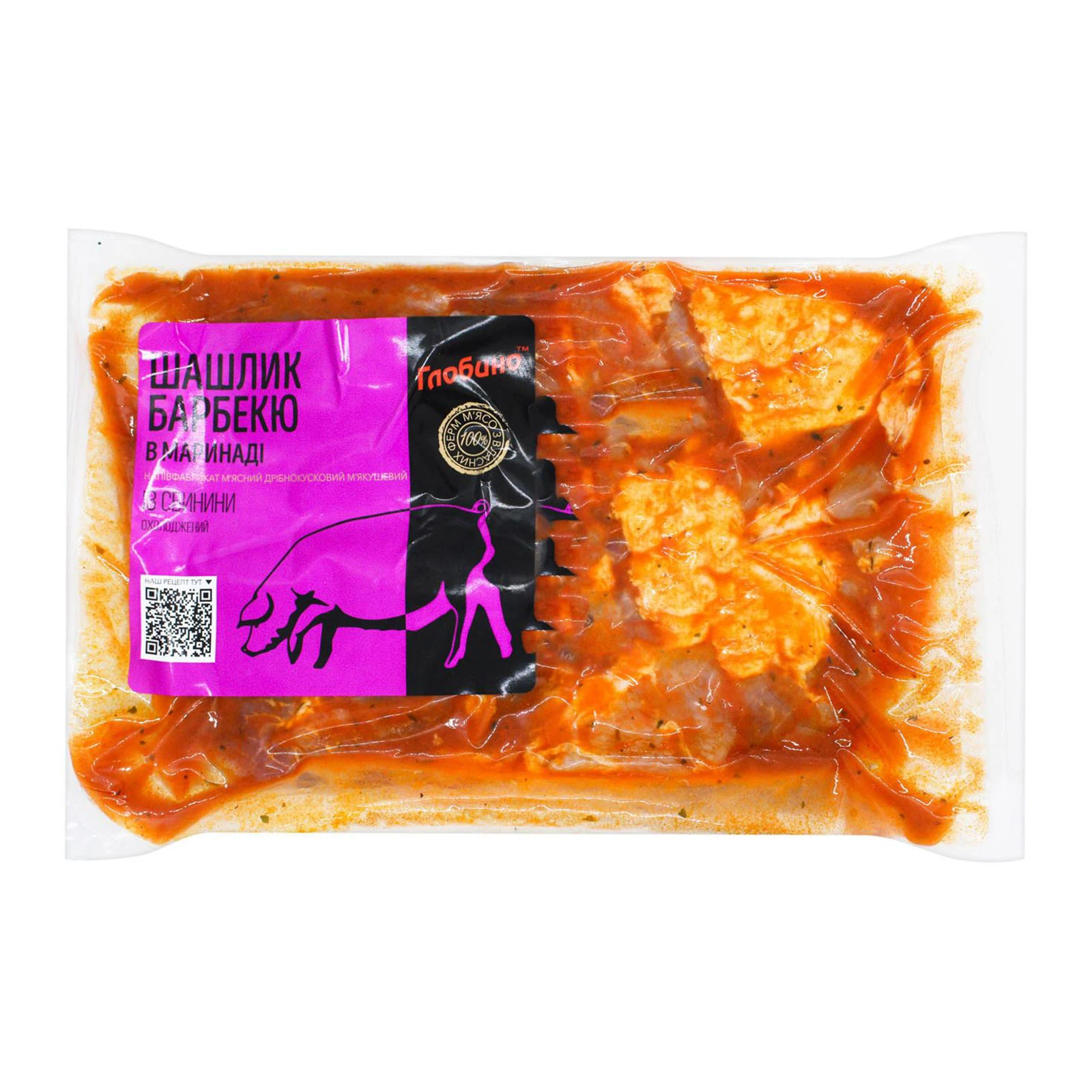 Шашлик Глобино із свинини Барбекю фас Фото №:1