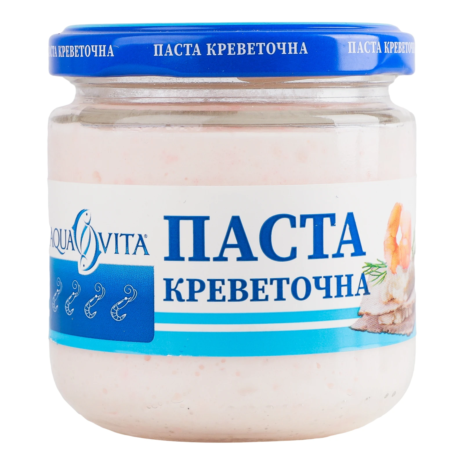 Паста Aqua Vita креветочна пастеризована 150г