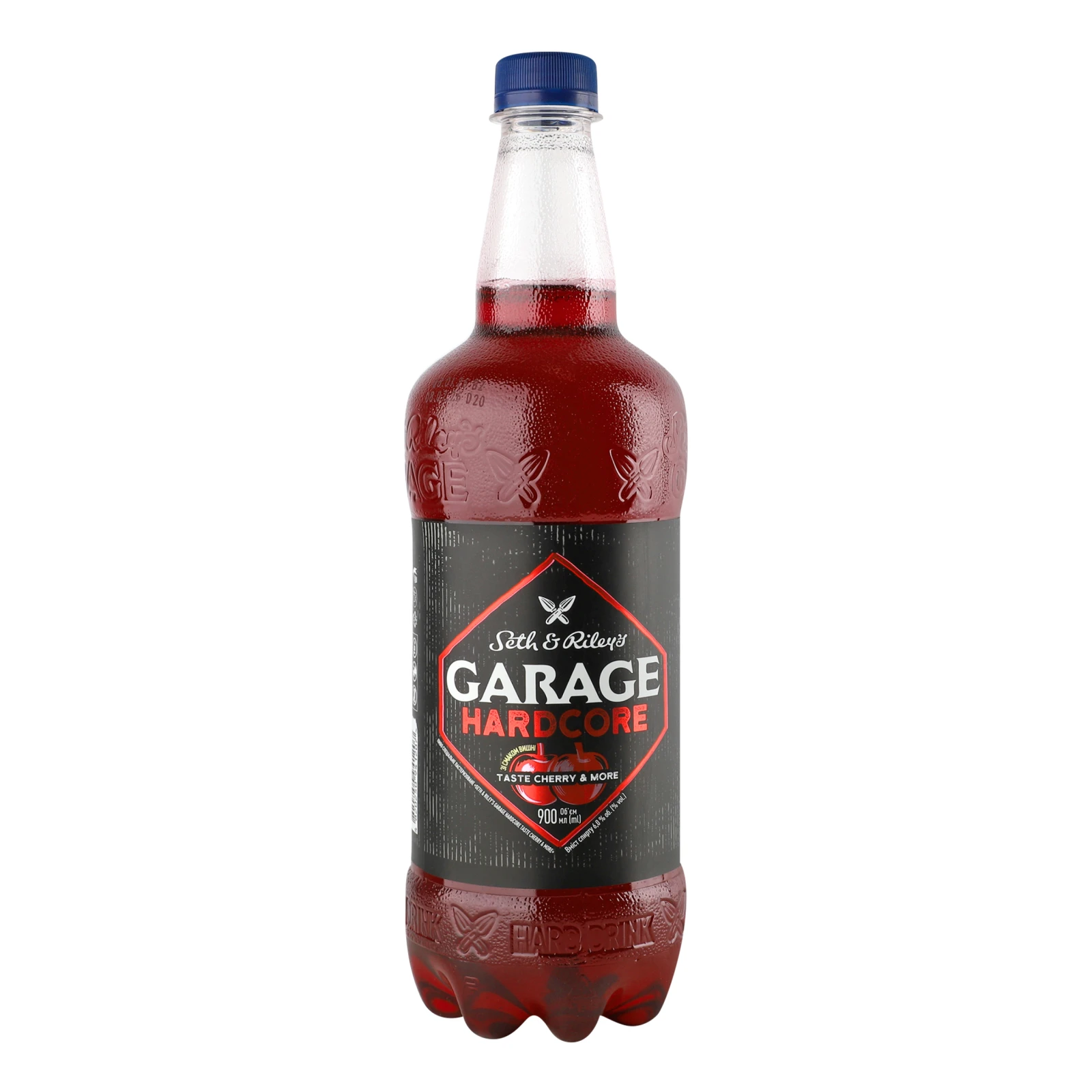 Пиво Seth&Riley's Garage Hardcore спеціальне пастеризоване Cherry&More 6% 0.9л фото 2