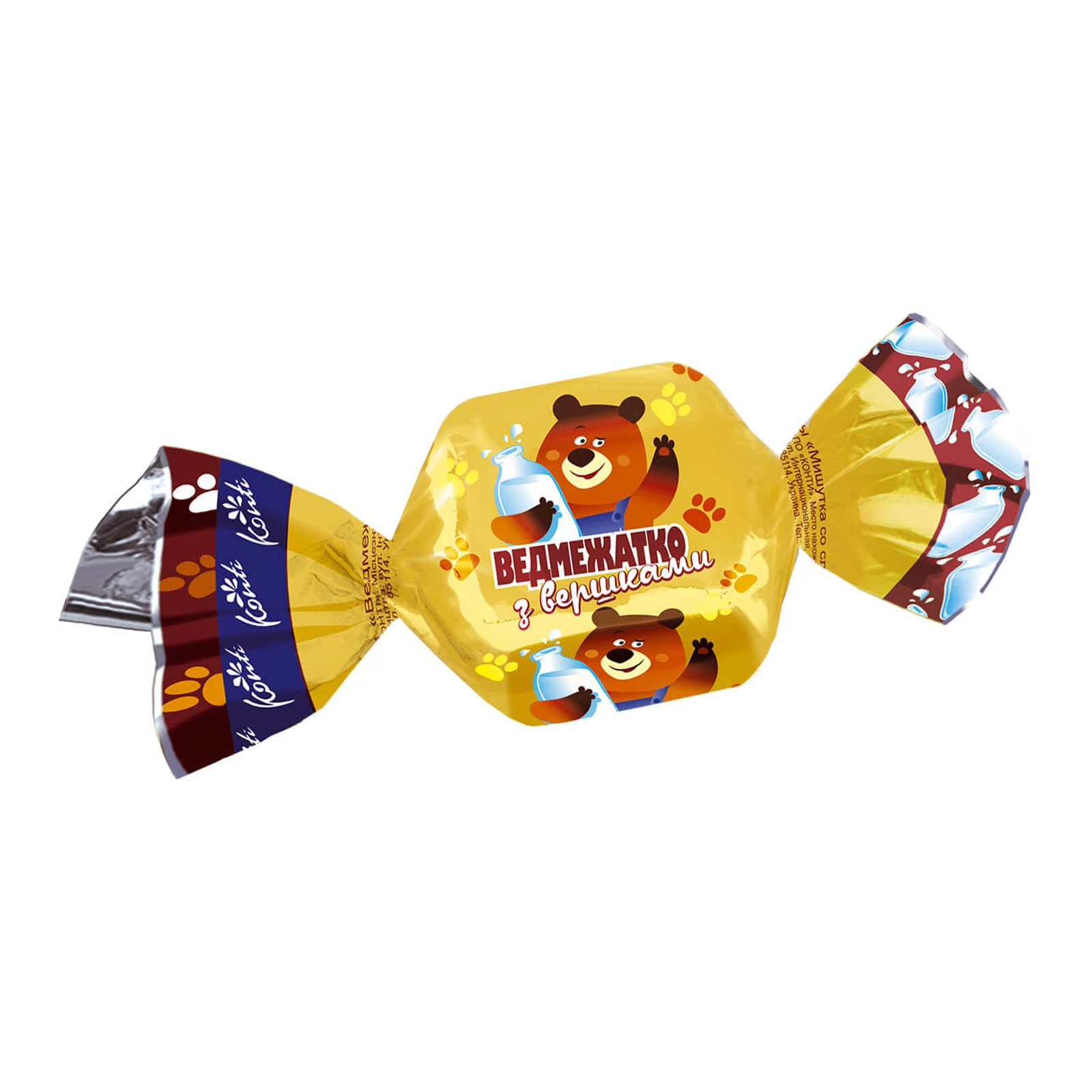 Цукерки Konti Ведмежатко з вершками Фото №:1