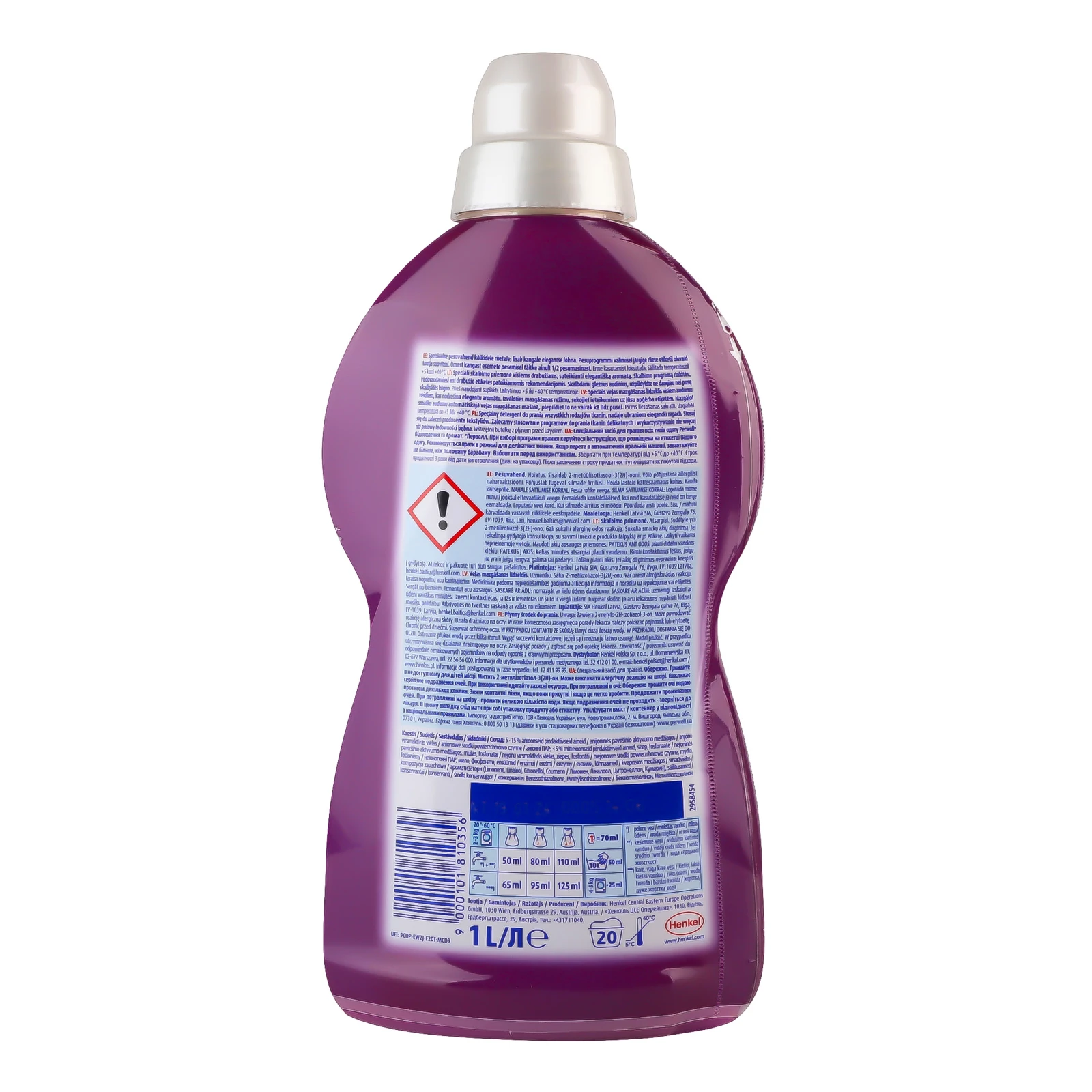 Засіб для прання Perwoll Renew Blossom спеціальний для всіх типів одягу 1л Фото №:2