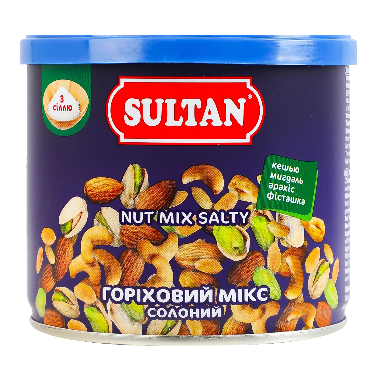 Горіховий мікс Sultan солоний 120г Фото №:1