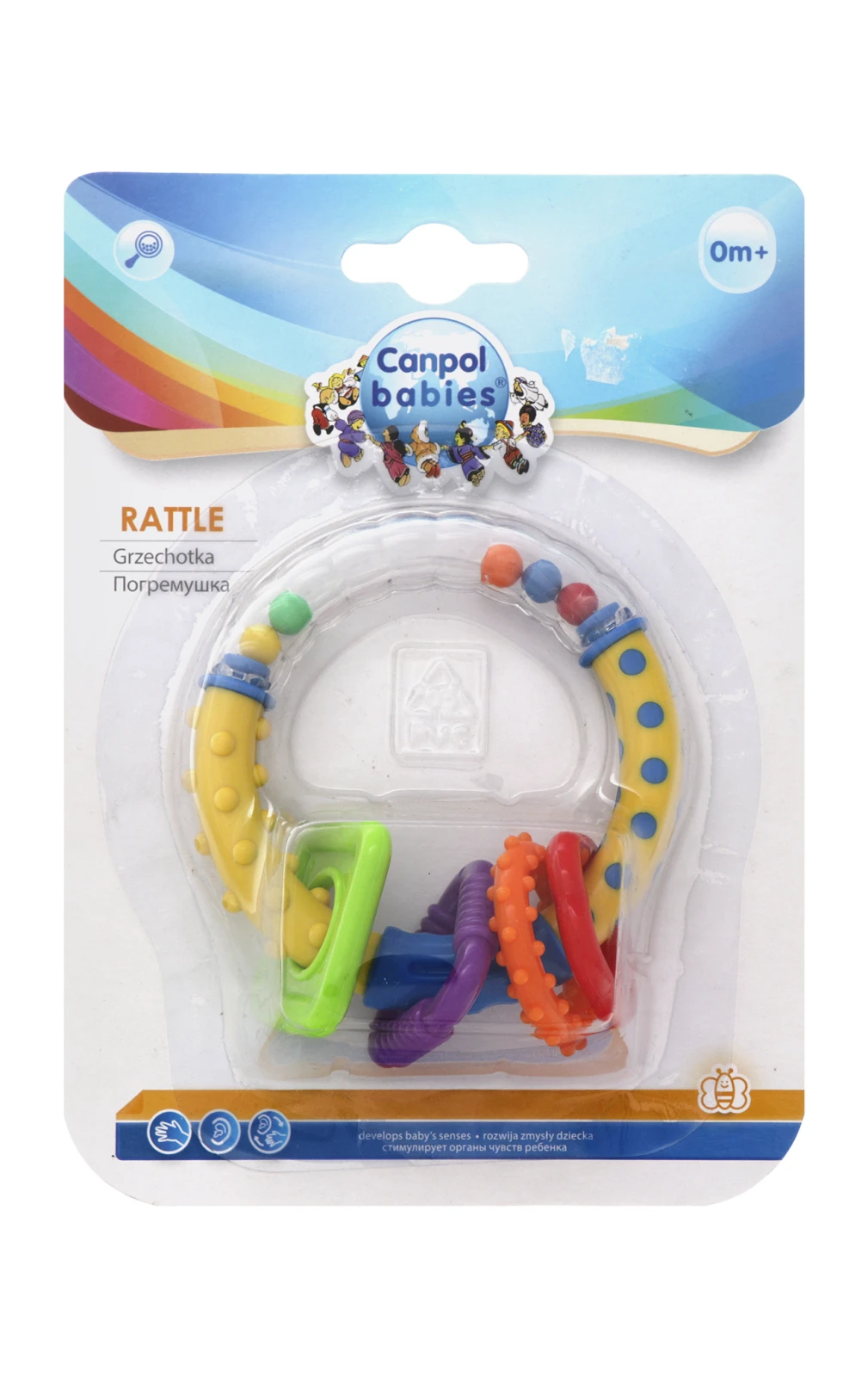 Брязкальце Canpol babies Кольоровi кульки 2/450
