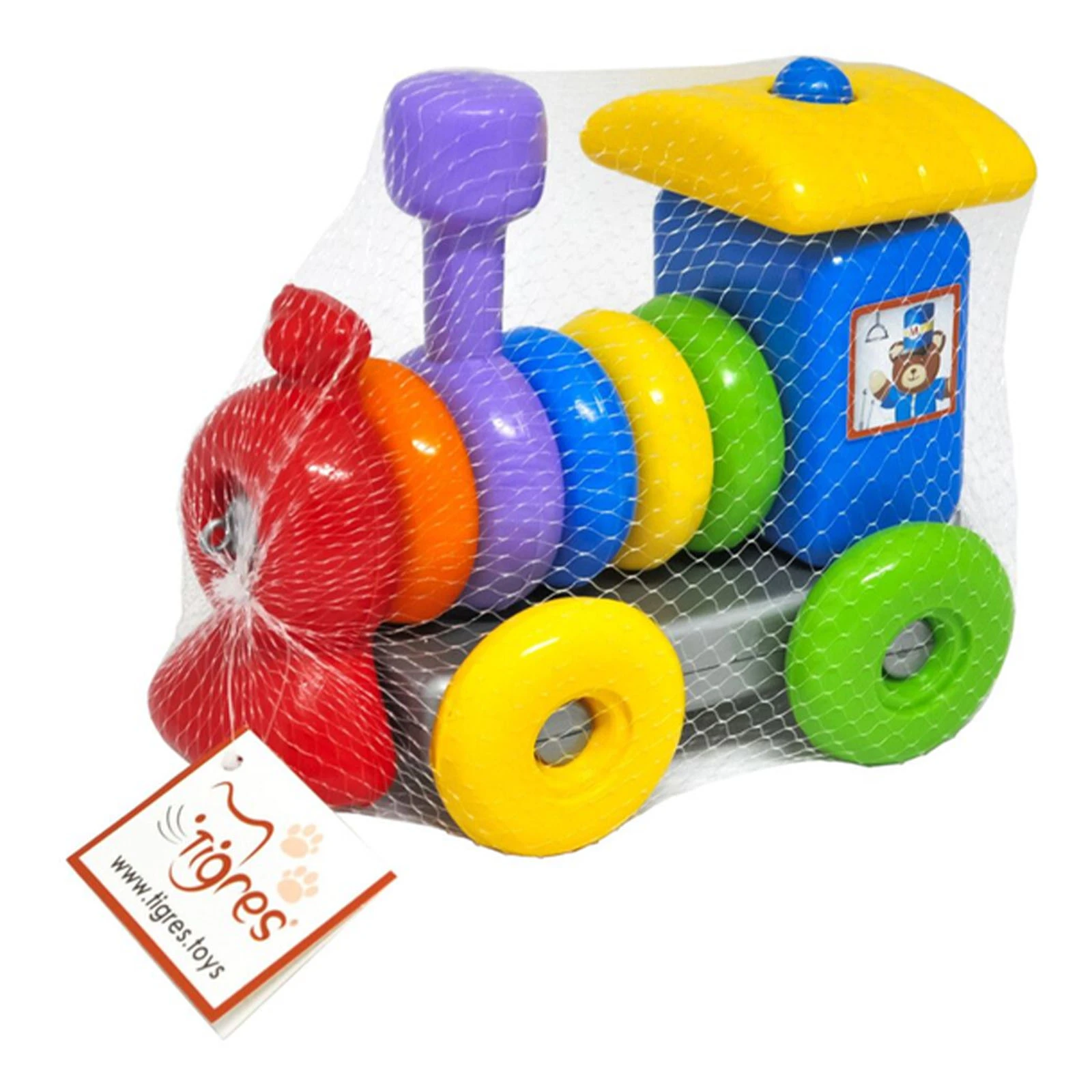 Іграшка Tigres розвиваюча Funny train 14 елементів 39757 Фото №:2