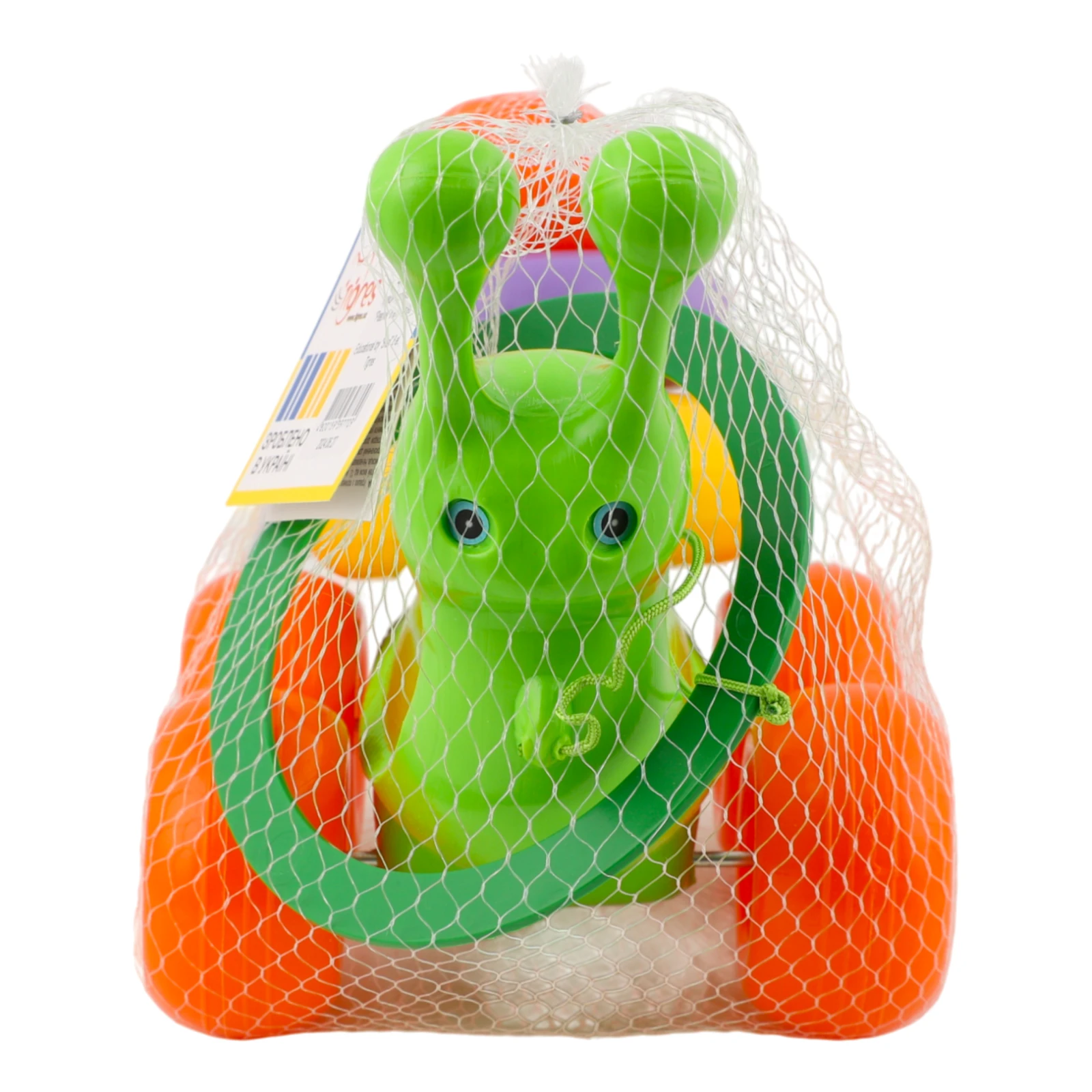 Іграшка Tigres розвиваюча Равлик 8 елементів для дітей від 12-ти місяців 39770 Фото №:1