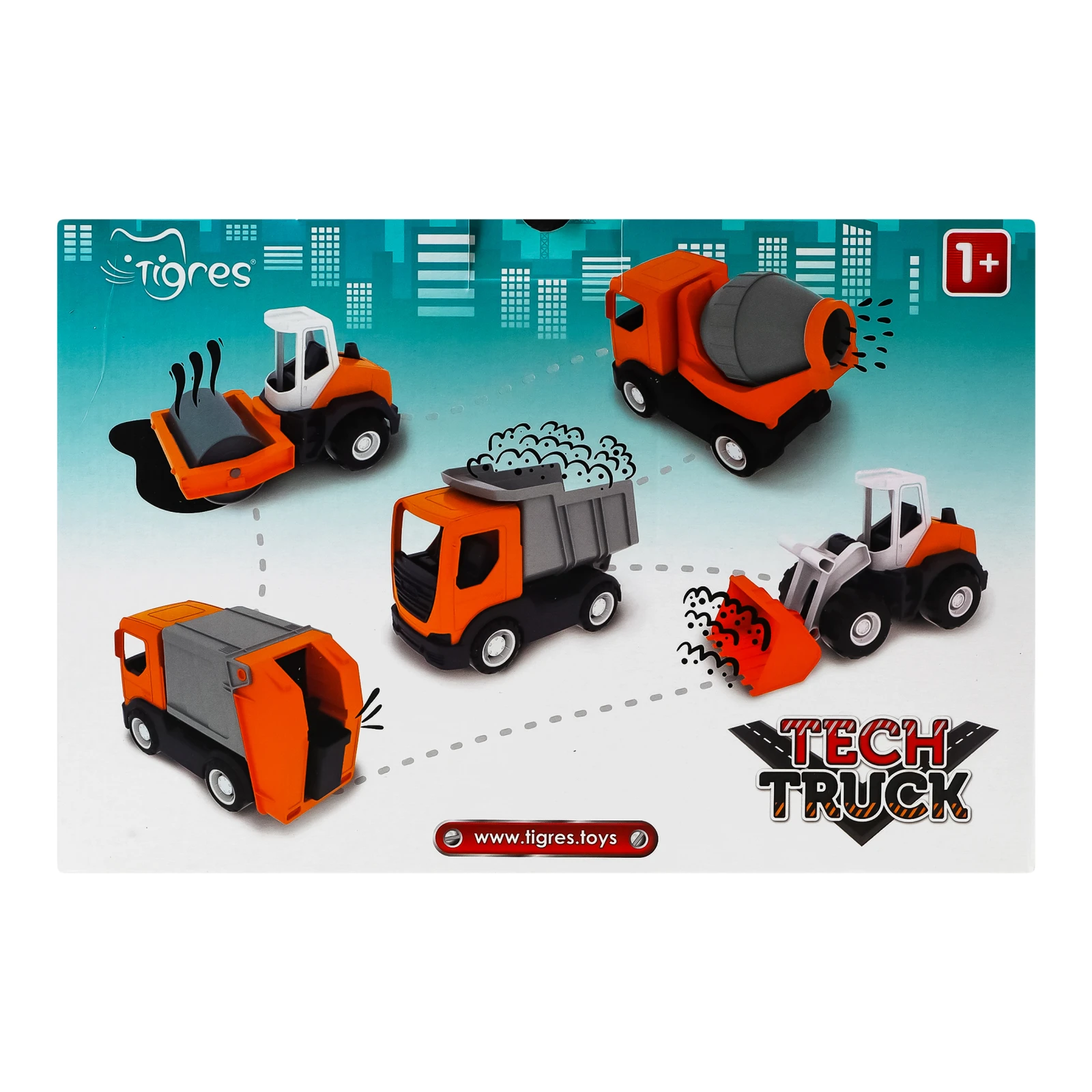 Іграшка Tigres Tech truck авто 39477 3 види Фото №:2