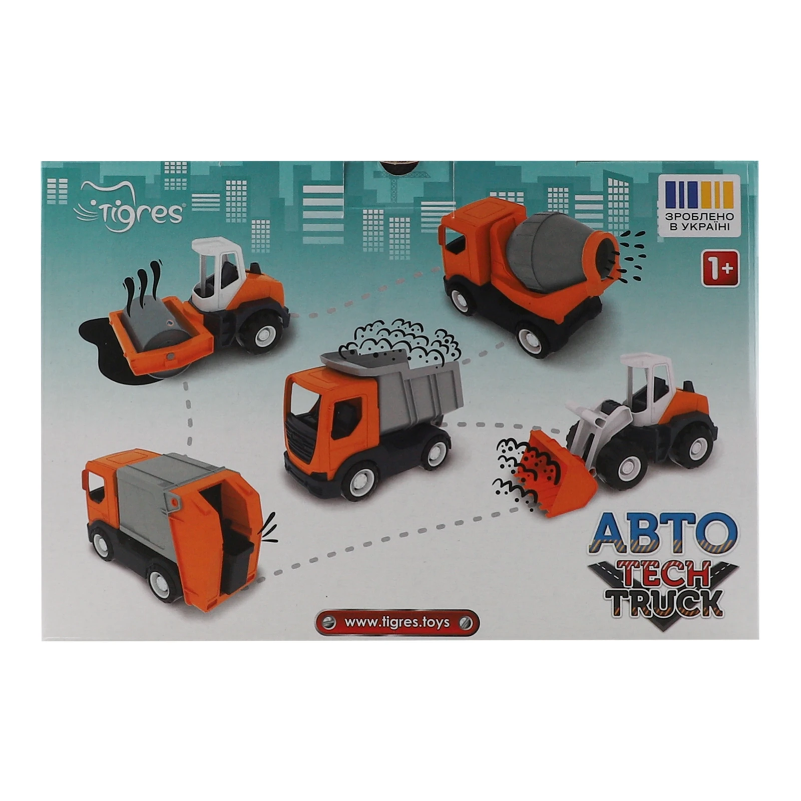 Іграшка Tigres Tech truck авто 39477 3 види фото 2