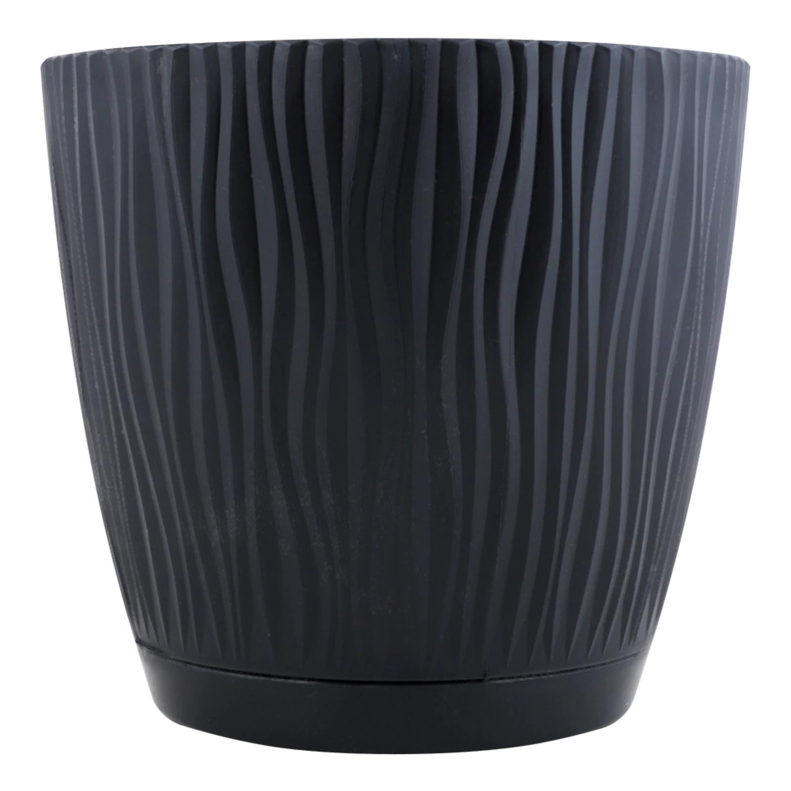Горщик для квітів Prosperplast Sandy P №DSY130P антрацит 1шт Фото №:1