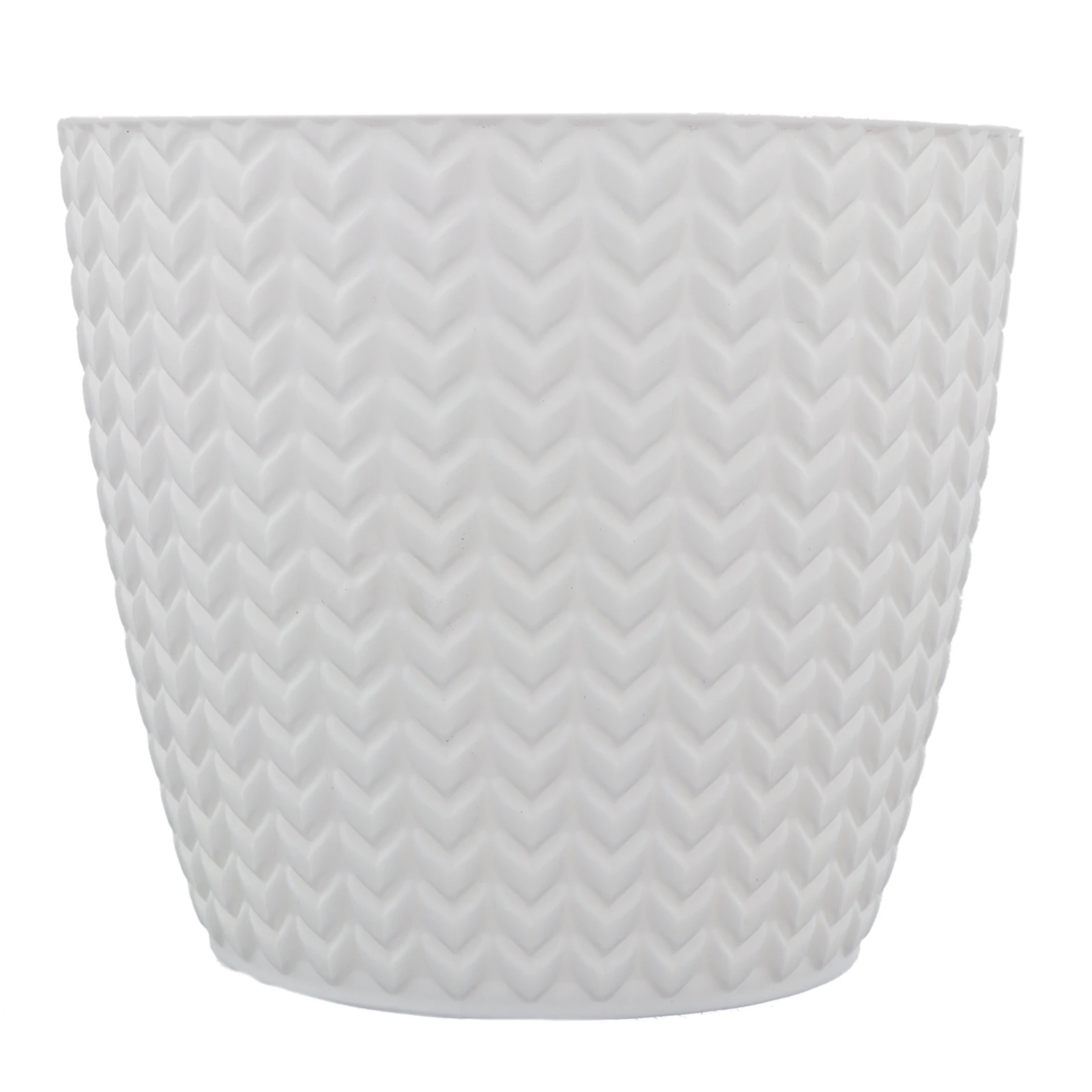 Горщик для квітів Prosperplast Wheaty №DWH130 білий 1шт Фото №:1