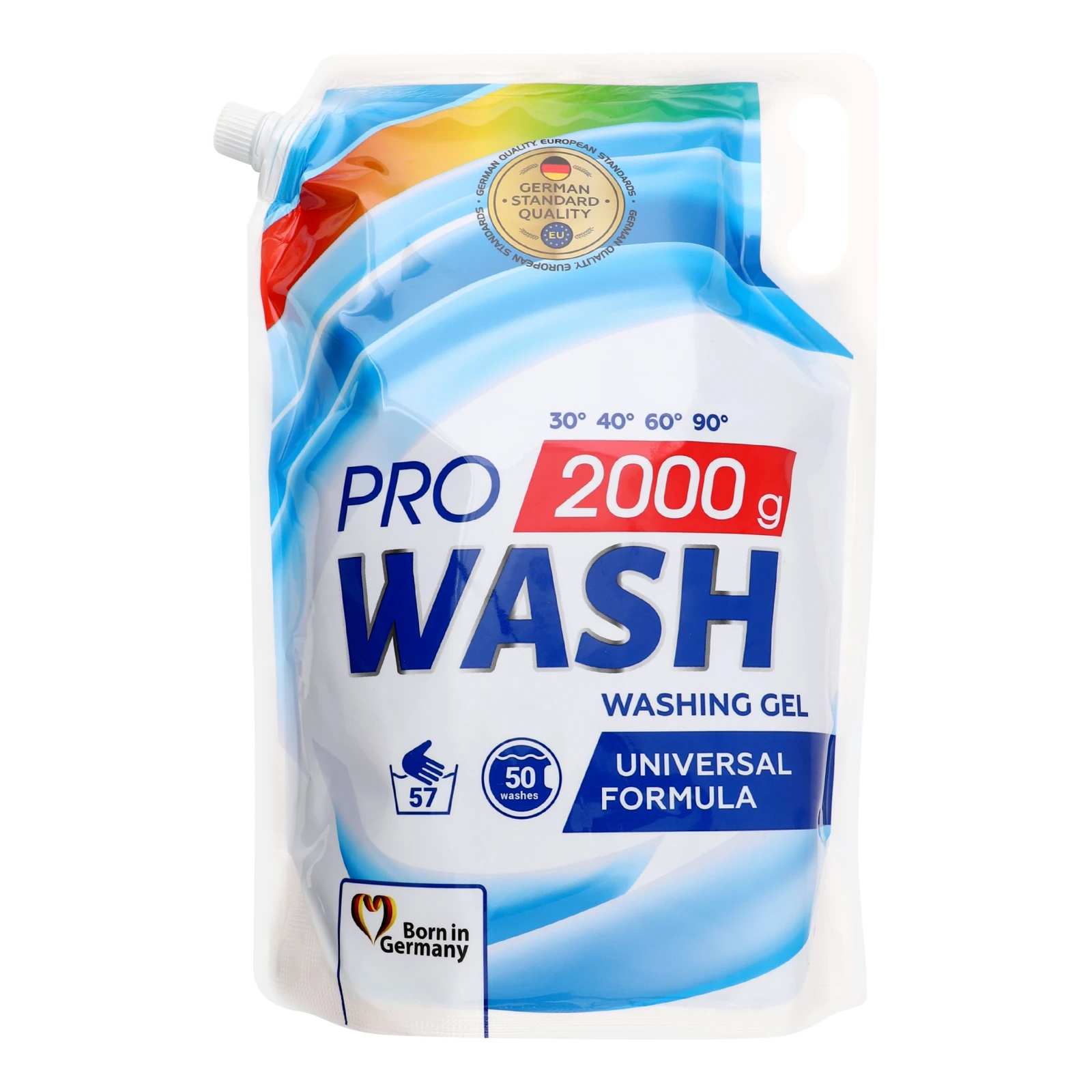 Гель для прання Pro Wash універсальний 2кг Фото №:1