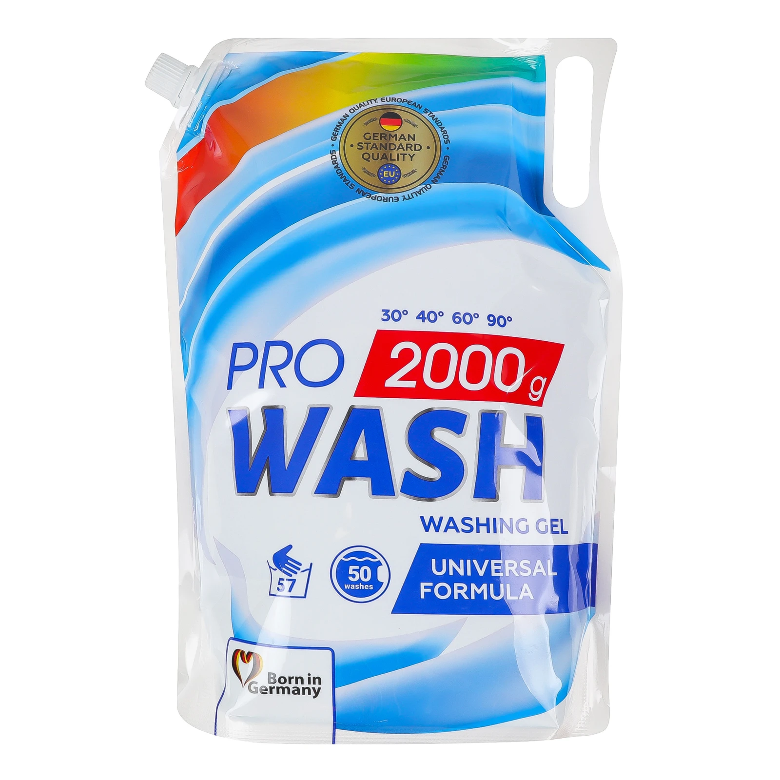 Гель для прання Pro Wash універсальний 2000г Фото №:1