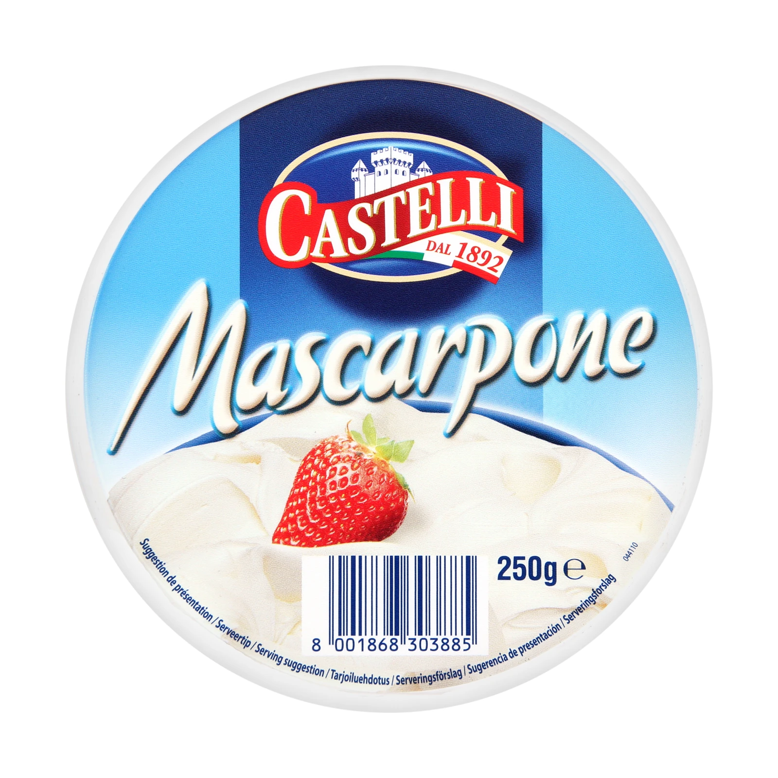 Сир Castelli Mascarpo м'який 250г Фото навігації №:1