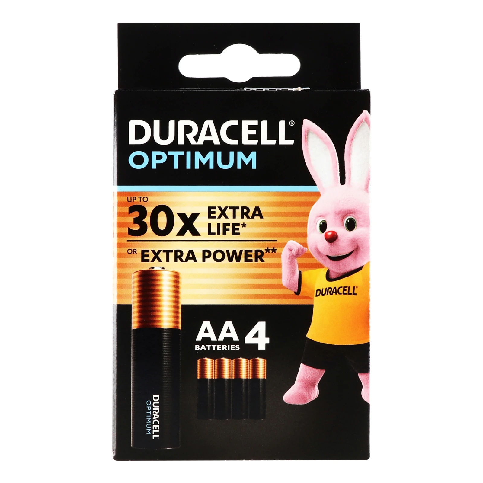 Батарейки Duracell Optimum AA MX1500 4шт/уп Фото №:1