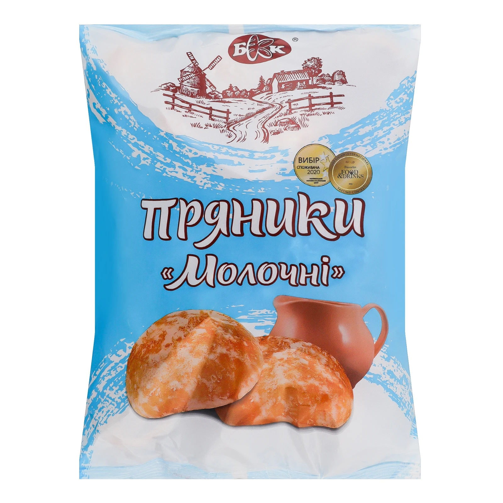 Пряники БКК Молочні 380г Фото №:1