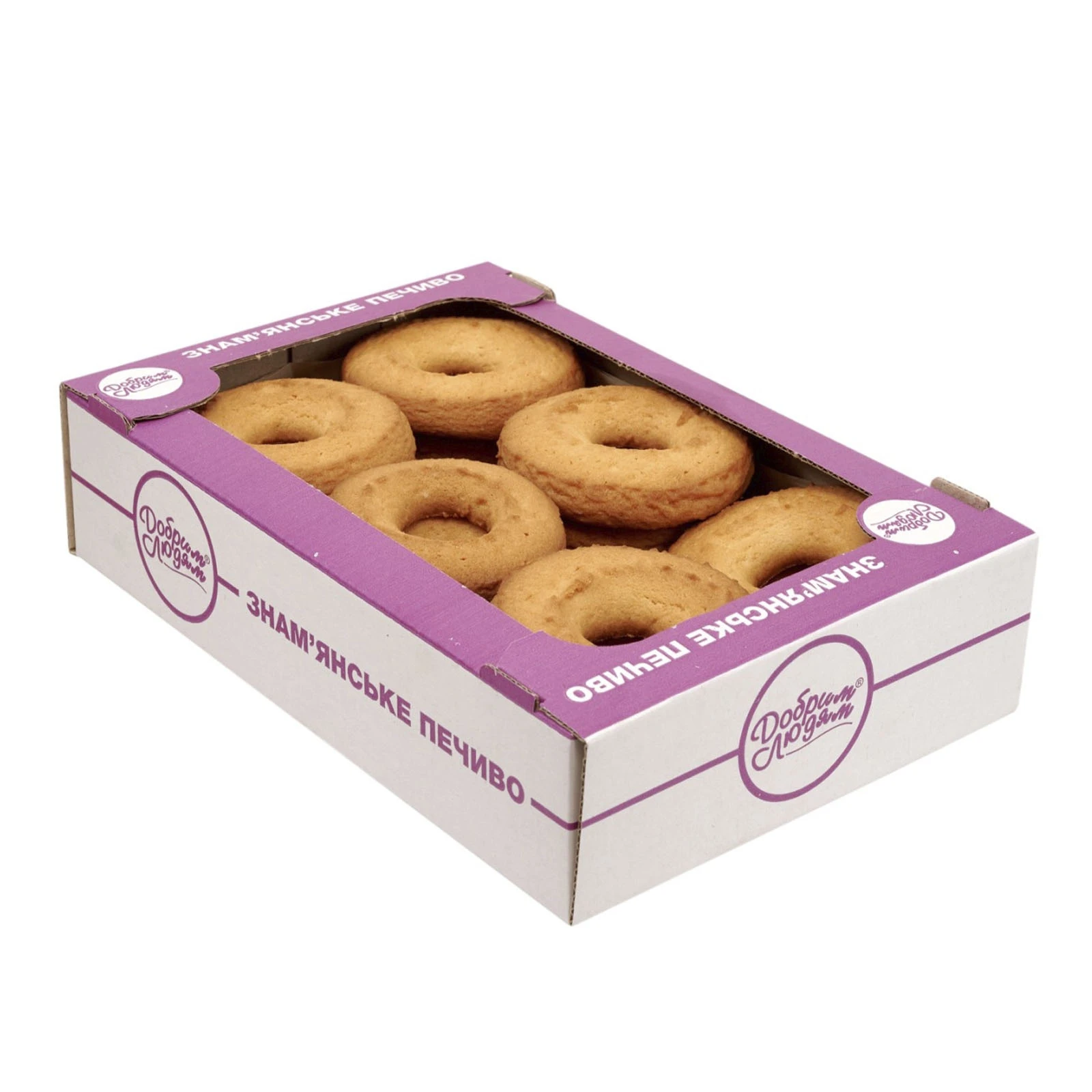 Печиво Добрим людям Знам`янське здобне пісочно-відсадне Кільце ніжне 350г Фото №:1