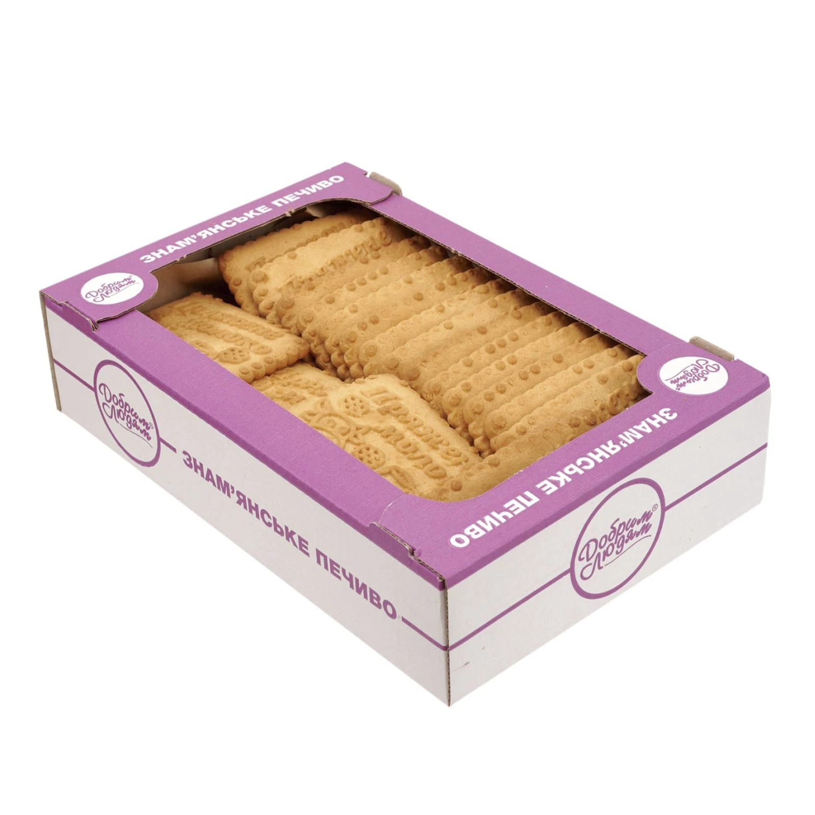 Печиво Добрим людям Знам`янське цукрове Пряжене молоко 400г Фото №:1