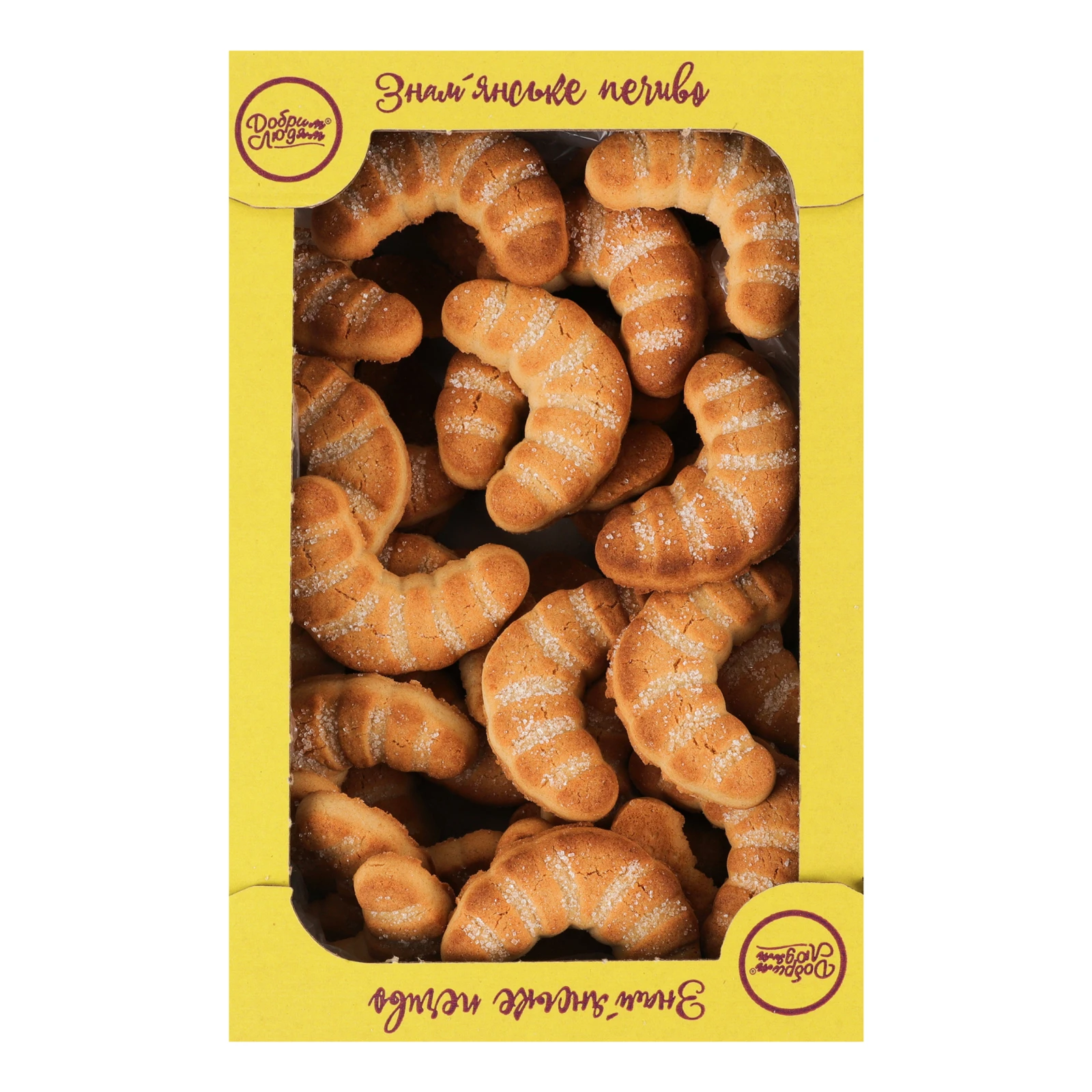 Печиво Добрим людям Знам`янське цукрове Роглик 400г Фото №:1