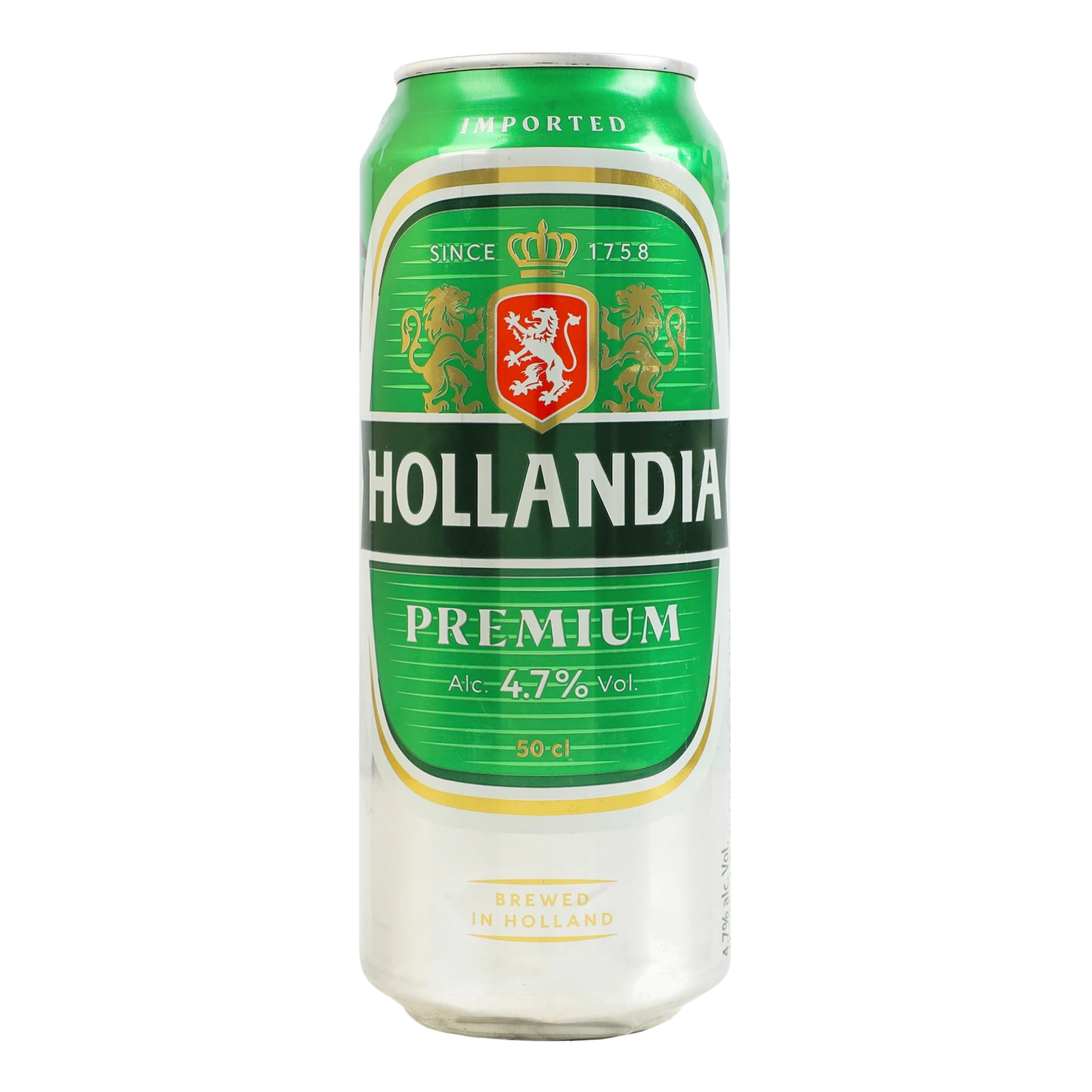 Пиво Hollandia Premium світле 4.7% 0.5л