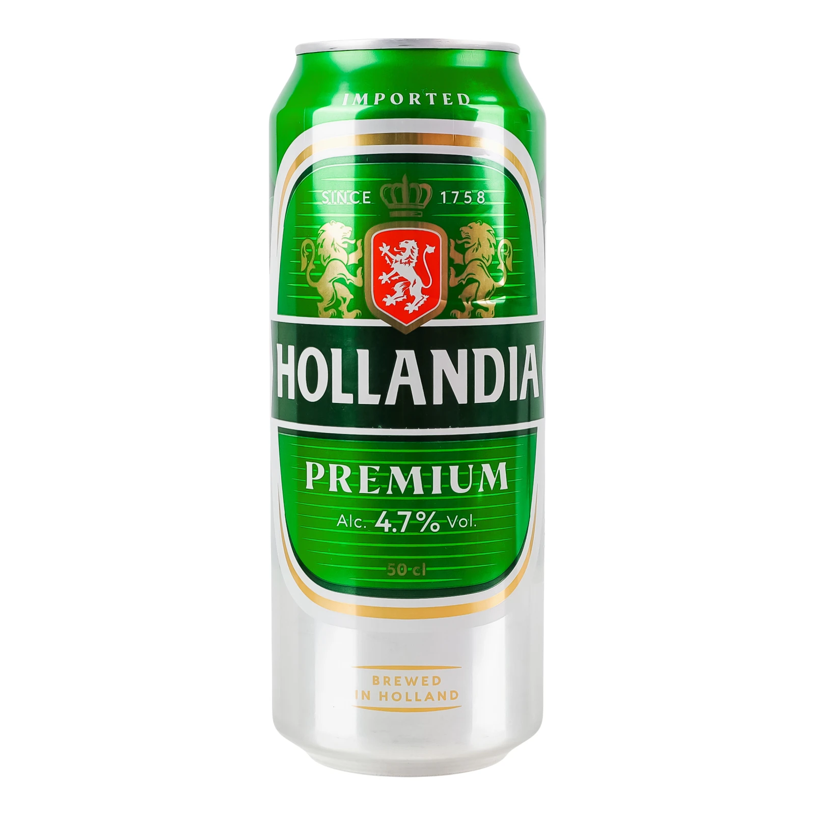 Пиво Hollandia Premium світле 4.7% 0.5л Фото №:1
