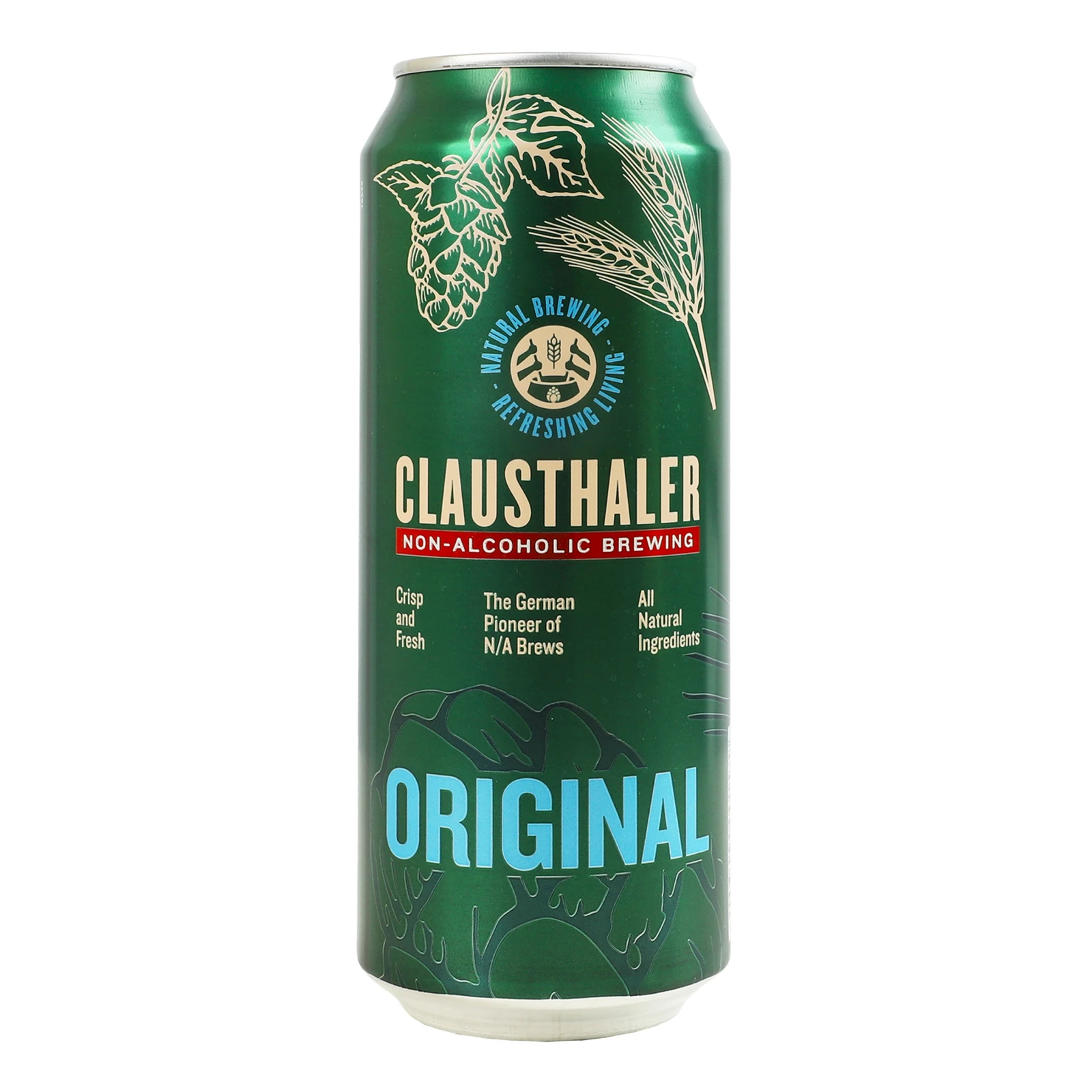 Пиво Clausthaler Original безалкогольне світле фільтроване пастеризоване 0.49% 0.5л Фото №:1