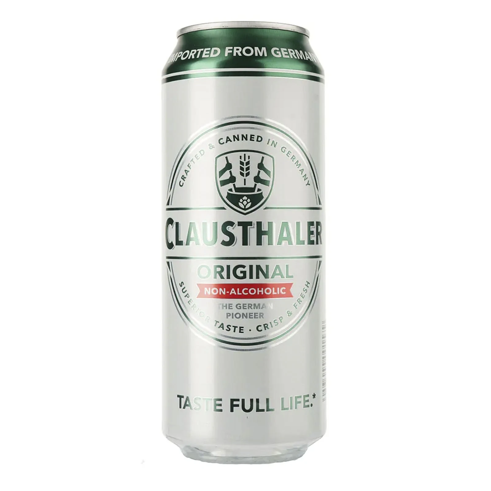 Пиво Clausthaler 0,5л б/алк світле з/б Фото №:1