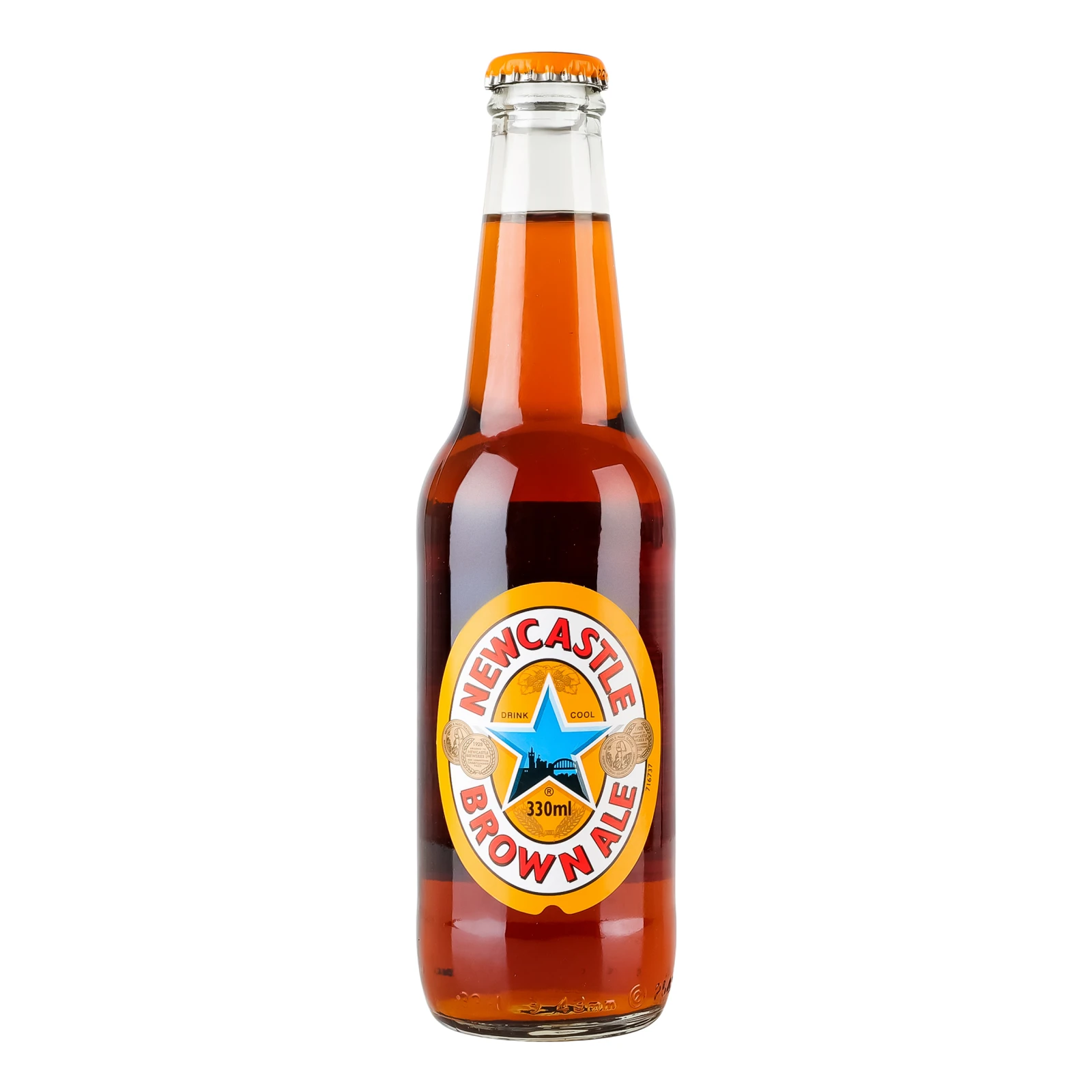 Пиво Newcastle Brown Ale напівтемне пастеризоване 4.7% 0.33л Фото №:1
