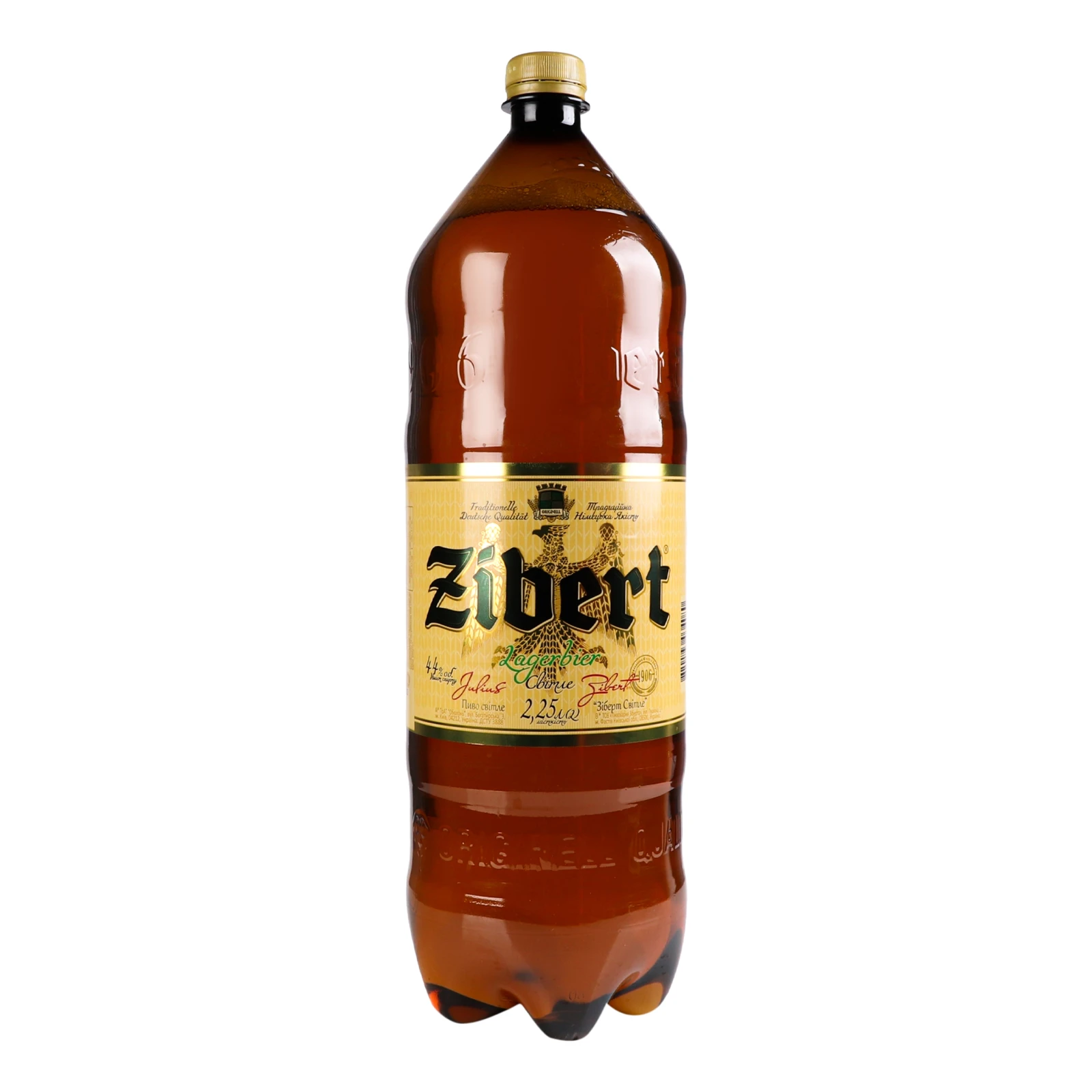 Пиво Zibert Lagerbier світле пастеризоване 4.4% 2.25л Фото №:2