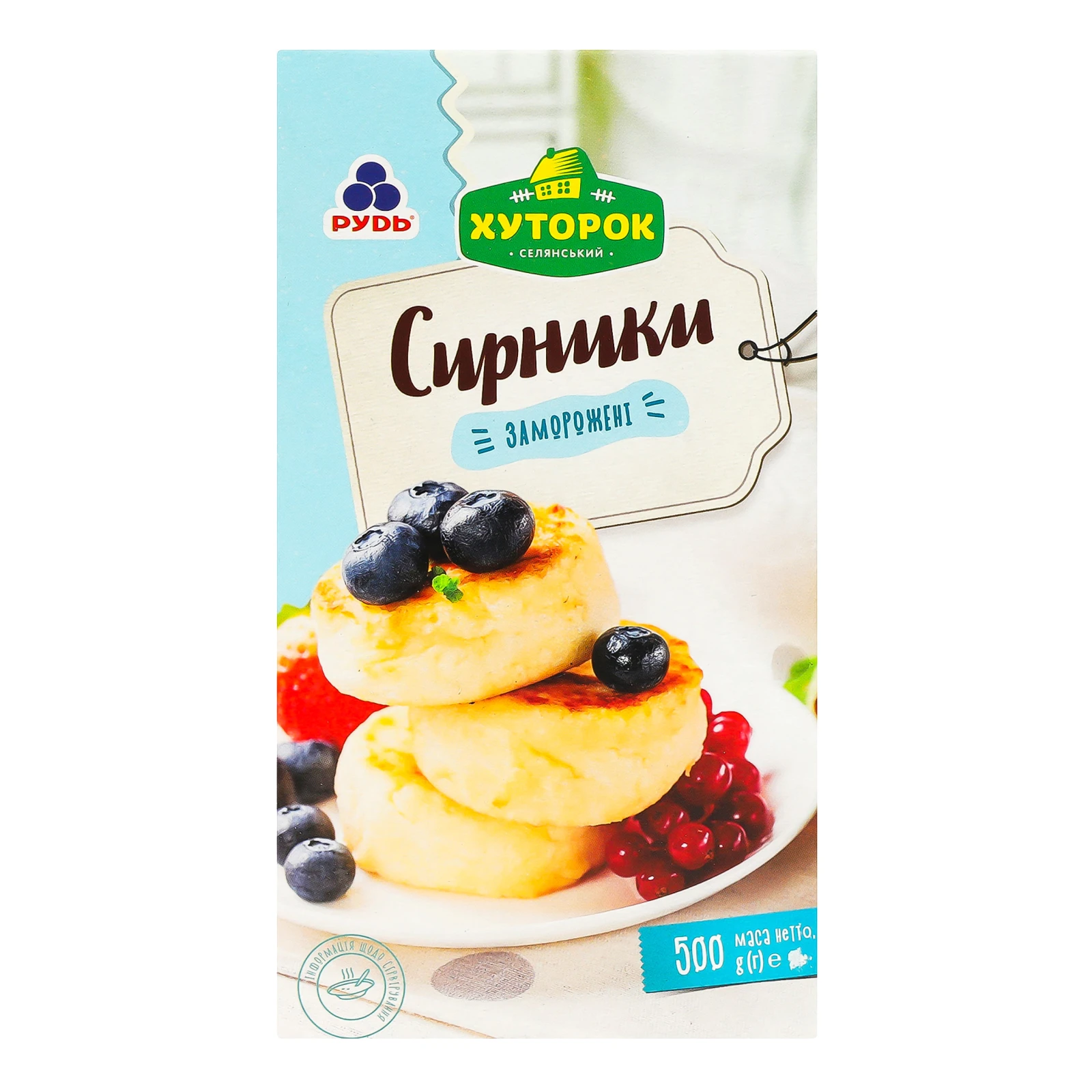 Сирники Хуторок заморожені 500г Фото №:1