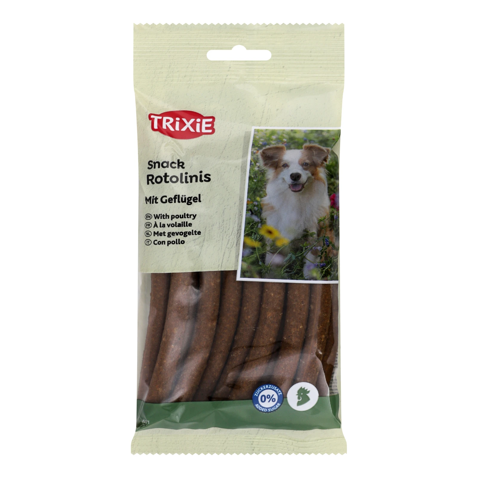 Ласощі для собак Trixie Soft Snack Rotolinis із м'ясом птиці 120г Фото навігації №:1