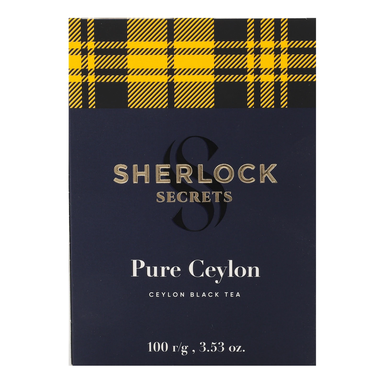 Чай Sherlock Secrets Pure Ceylon чорний цейлонський байховий крупнолистовий 100г фото 2