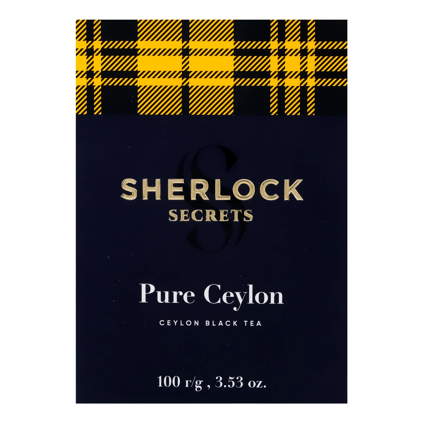 Чай Sherlock Secrets Pure Ceylon чорний цейлонський байховий крупнолистовий 100г Фото №:2
