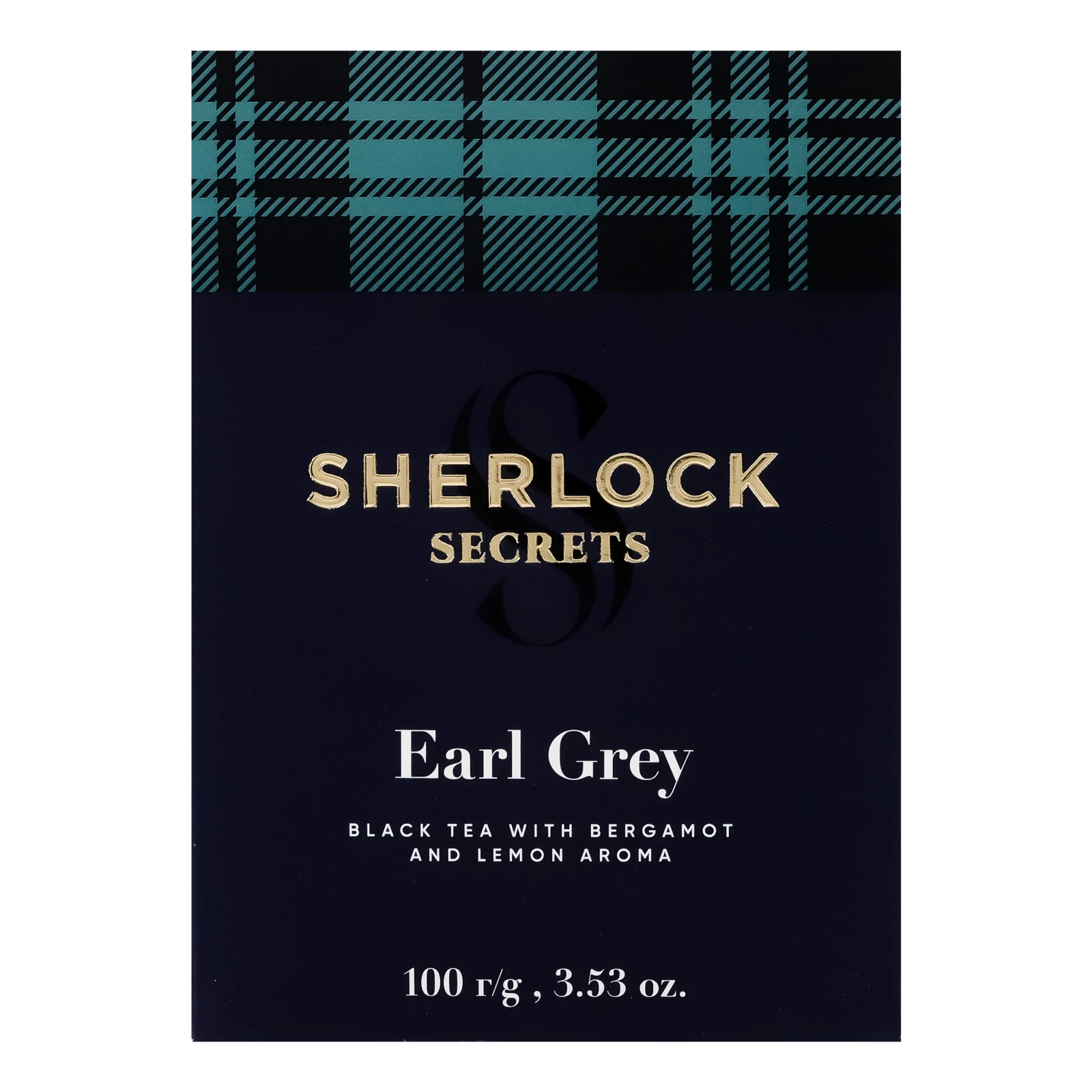 Чай Sherlock Secrets Earl Grey чорний байховий листовий з ароматом бергамоту та лимону 100г Фото №:2