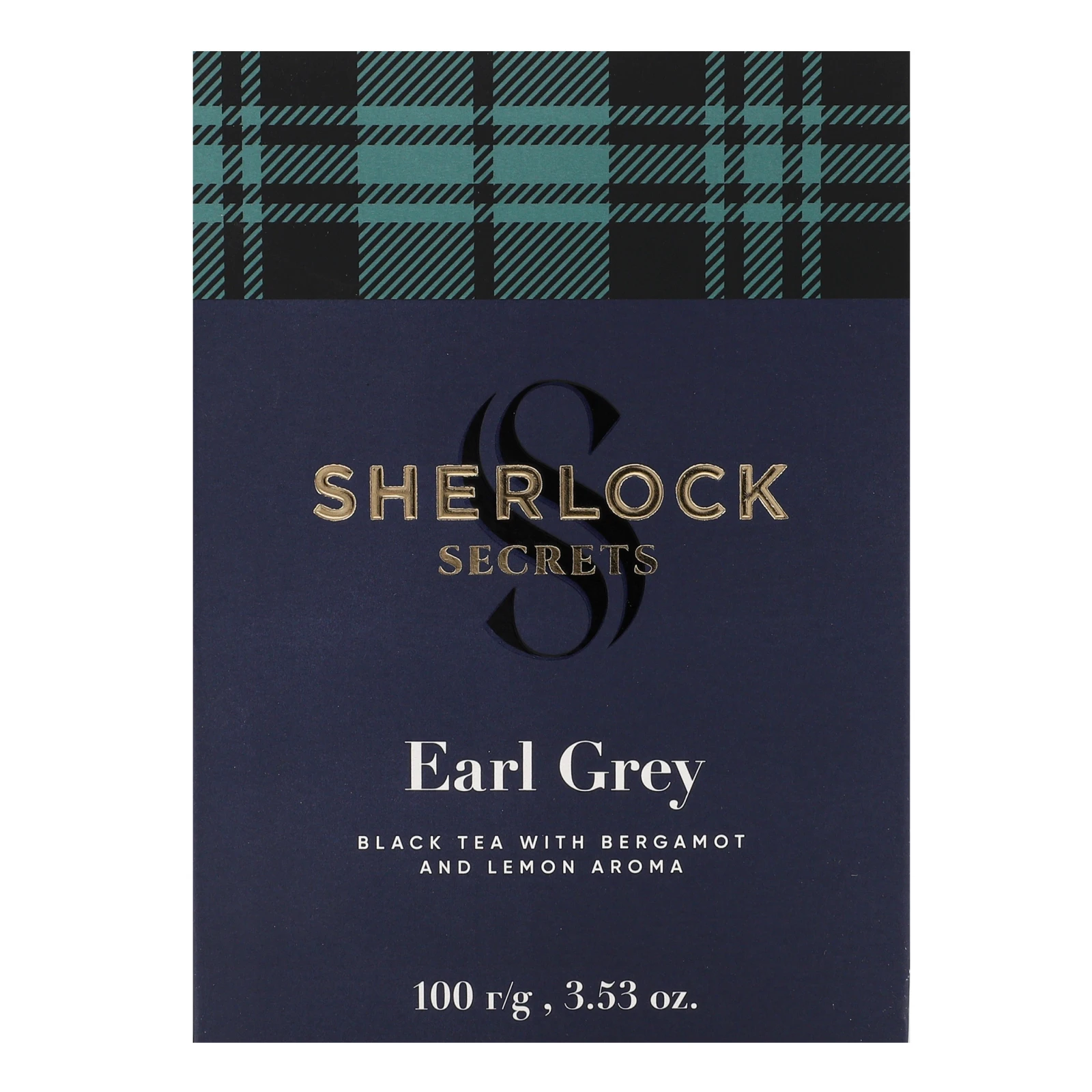 Чай Sherlock Secrets Earl Grey чорний байховий листовий з ароматом бергамоту та лимону 100г Фото №:2