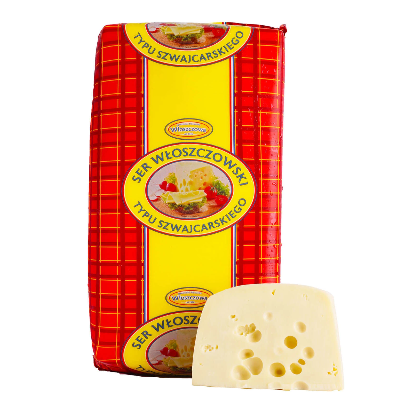 Сир Wloszczowa Швейцарський 45% Фото №:1